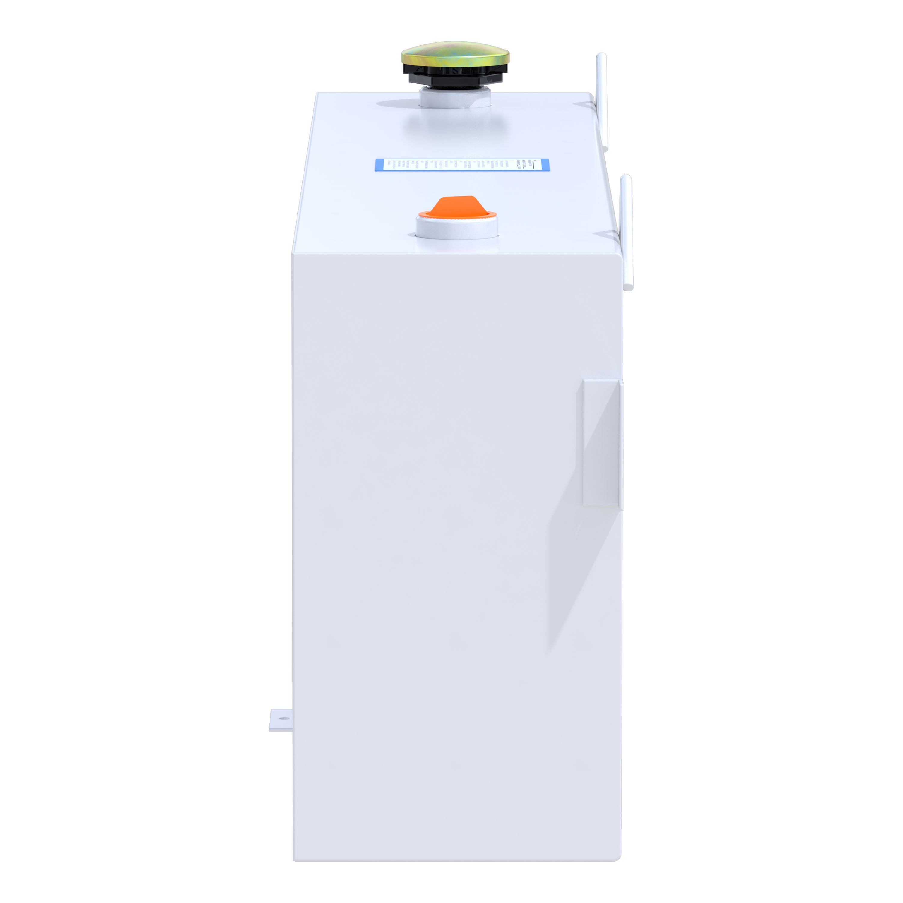 UWS ST-45-R-W White 45-Gallon Rectangle Steel Transfer Tank