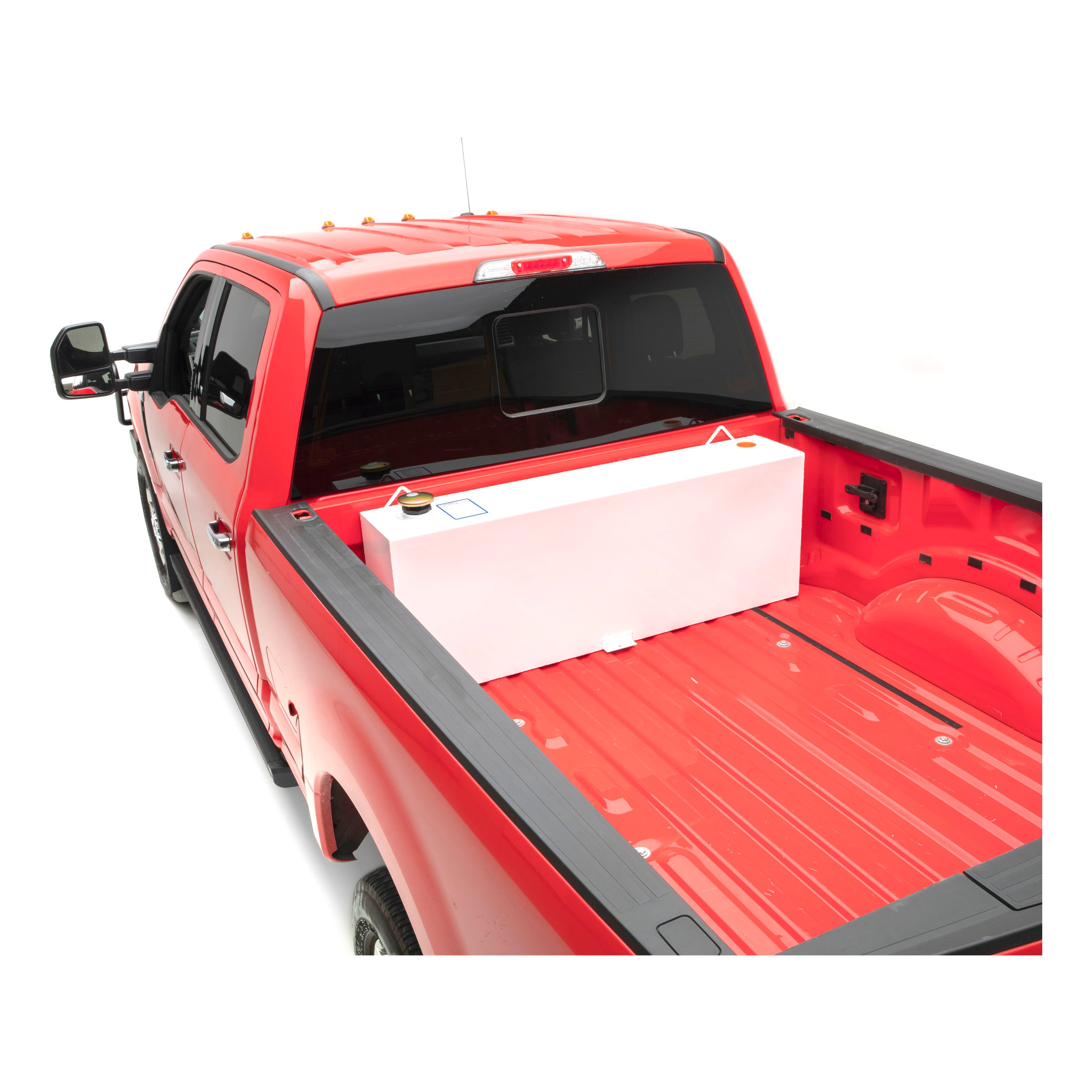 UWS ST-45-R-W White 45-Gallon Rectangle Steel Transfer Tank