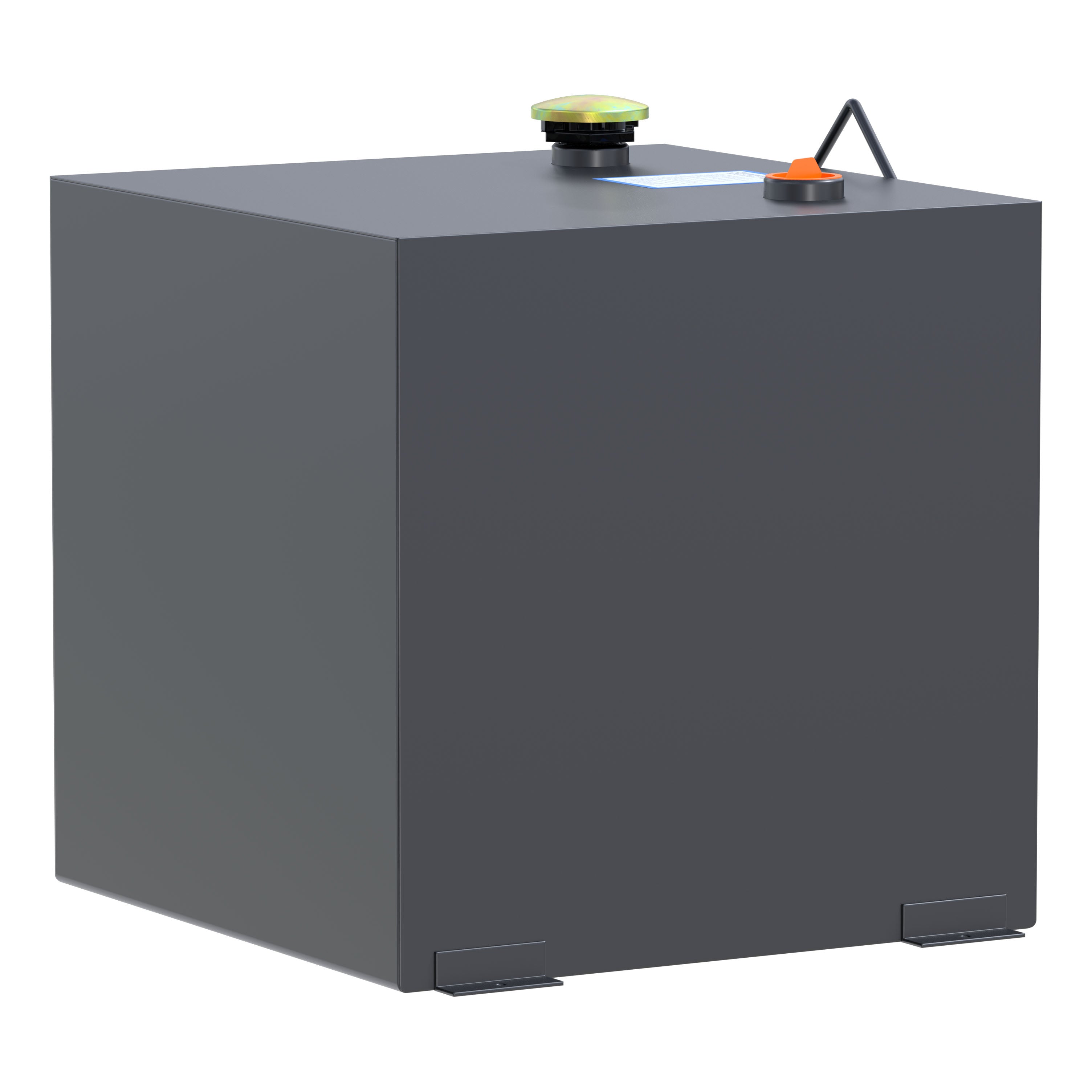 UWS ST-53-R-MB Matte Black 53-Gallon Rectangle Steel Transfer Tank