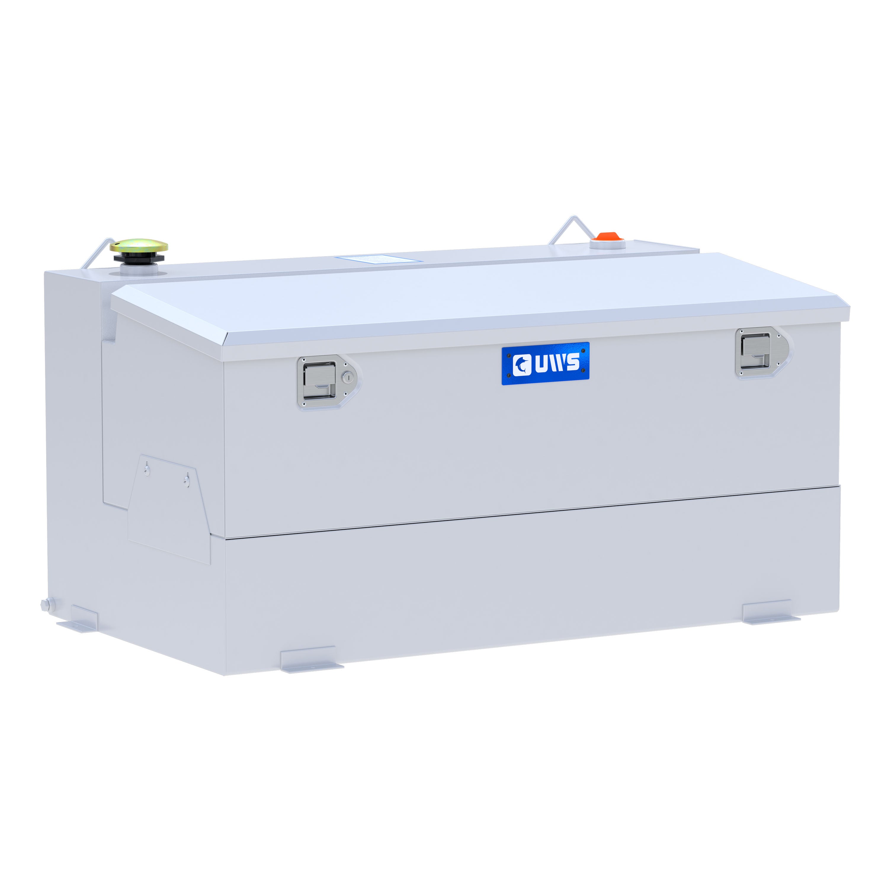 UWS ST-75-COMBO-W White 75-Gallon Steel-Aluminum Combo Transfer Tank