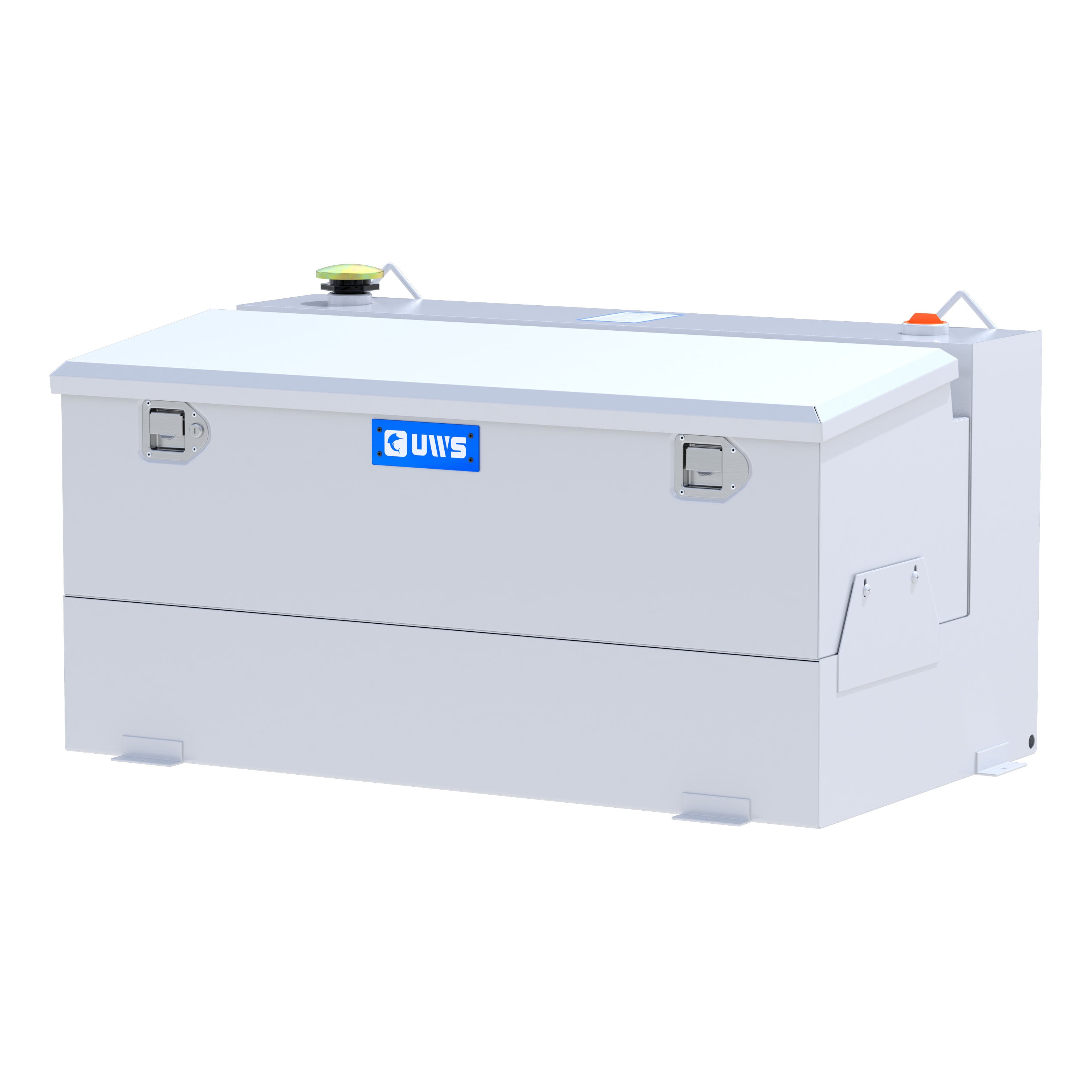 UWS ST-75-COMBO-W White 75-Gallon Steel-Aluminum Combo Transfer Tank