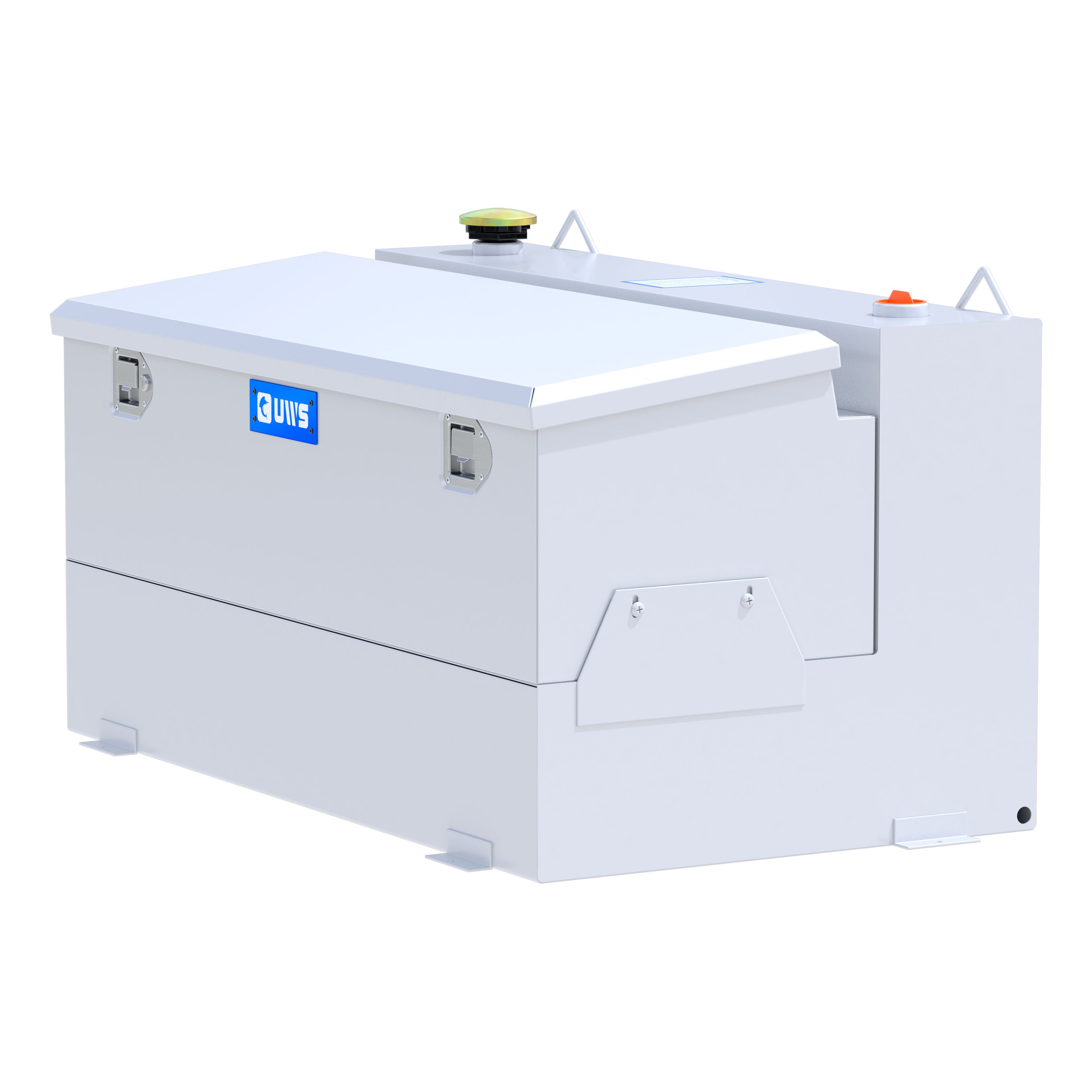 UWS ST-75-COMBO-W White 75-Gallon Steel-Aluminum Combo Transfer Tank