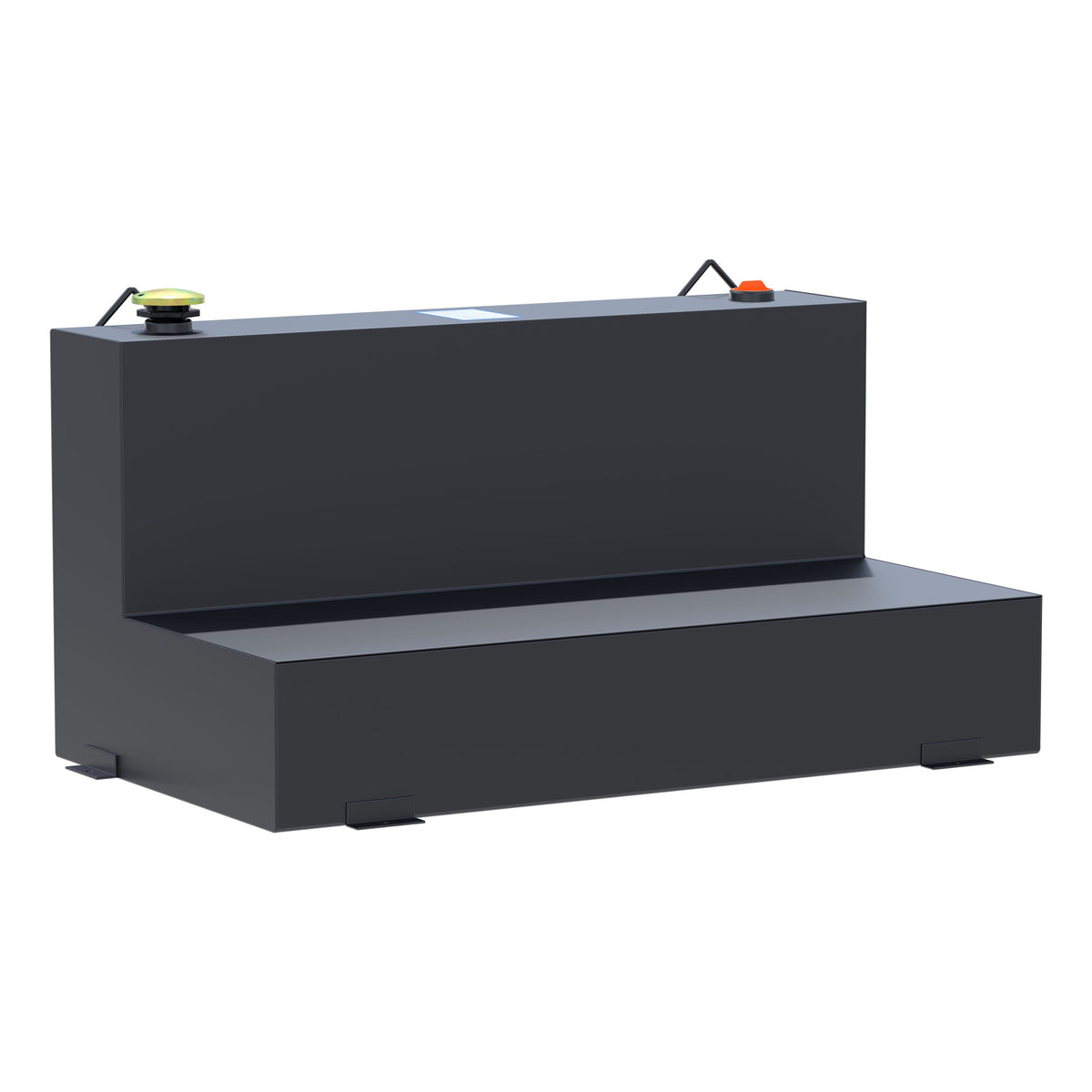 UWS ST-75-L-MB Matte Black 75-Gallon L-Shape Steel Transfer Tank