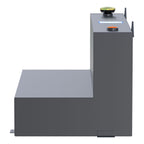 UWS ST-75-L-MB Matte Black 75-Gallon L-Shape Steel Transfer Tank