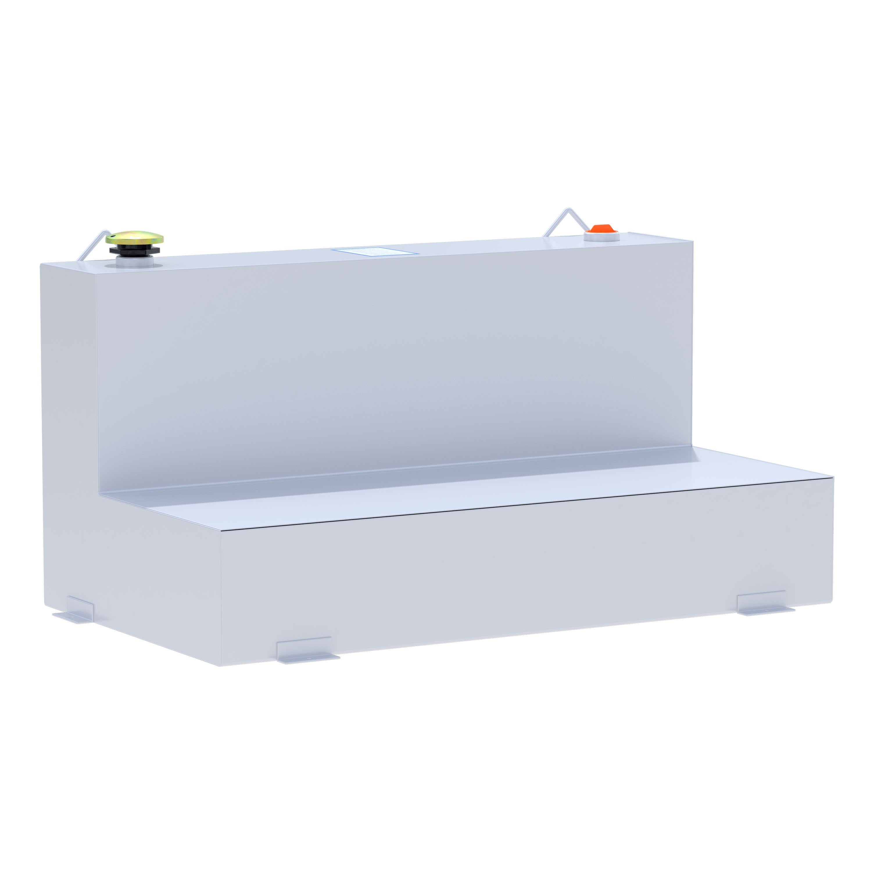 UWS ST-75-L-W White 75-Gallon L-Shape Steel Transfer Tank