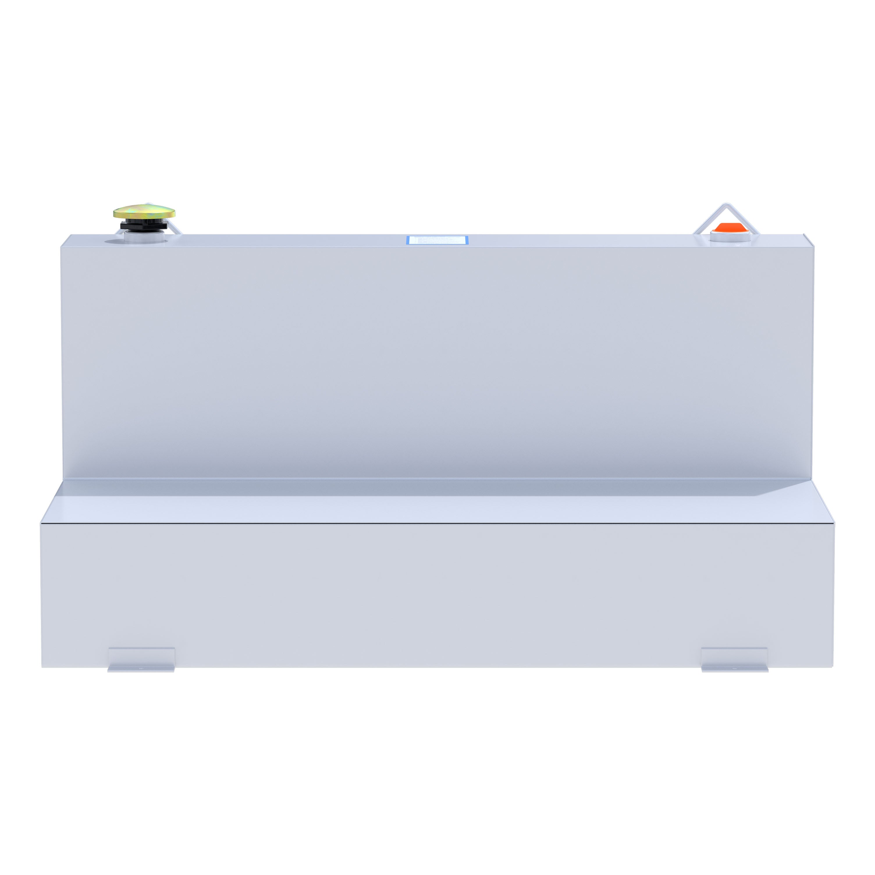 UWS ST-75-L-W White 75-Gallon L-Shape Steel Transfer Tank