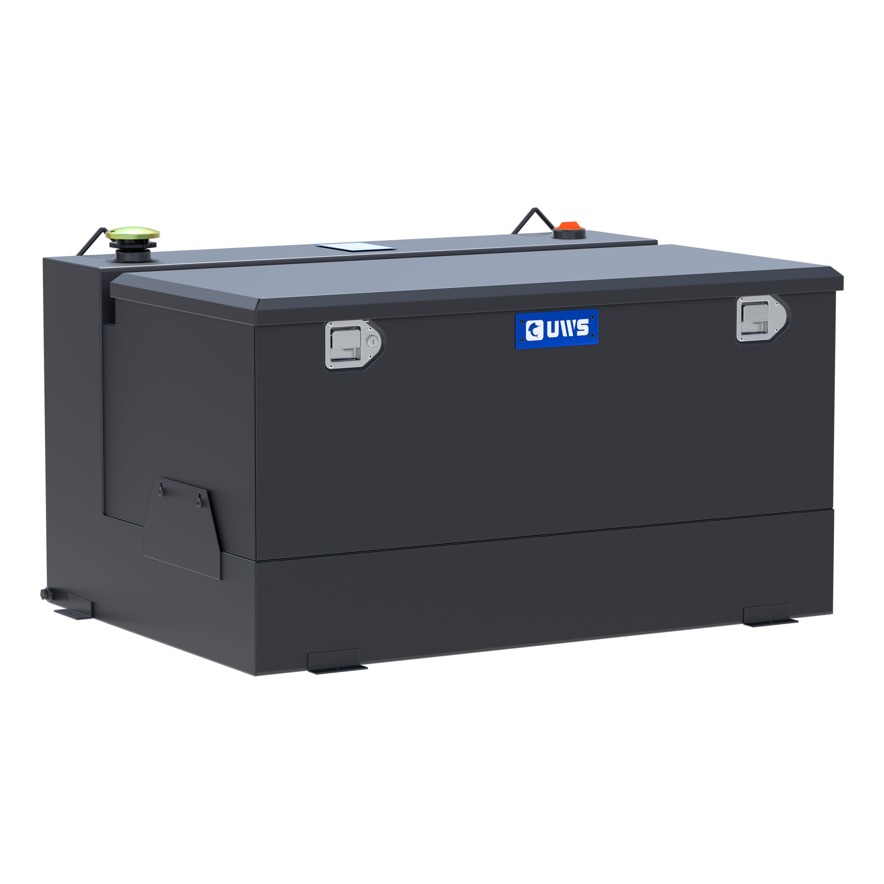 UWS ST-85-COMBO-MB Matte Black 85-Gallon Steel-Aluminum Combo Transfer Tank