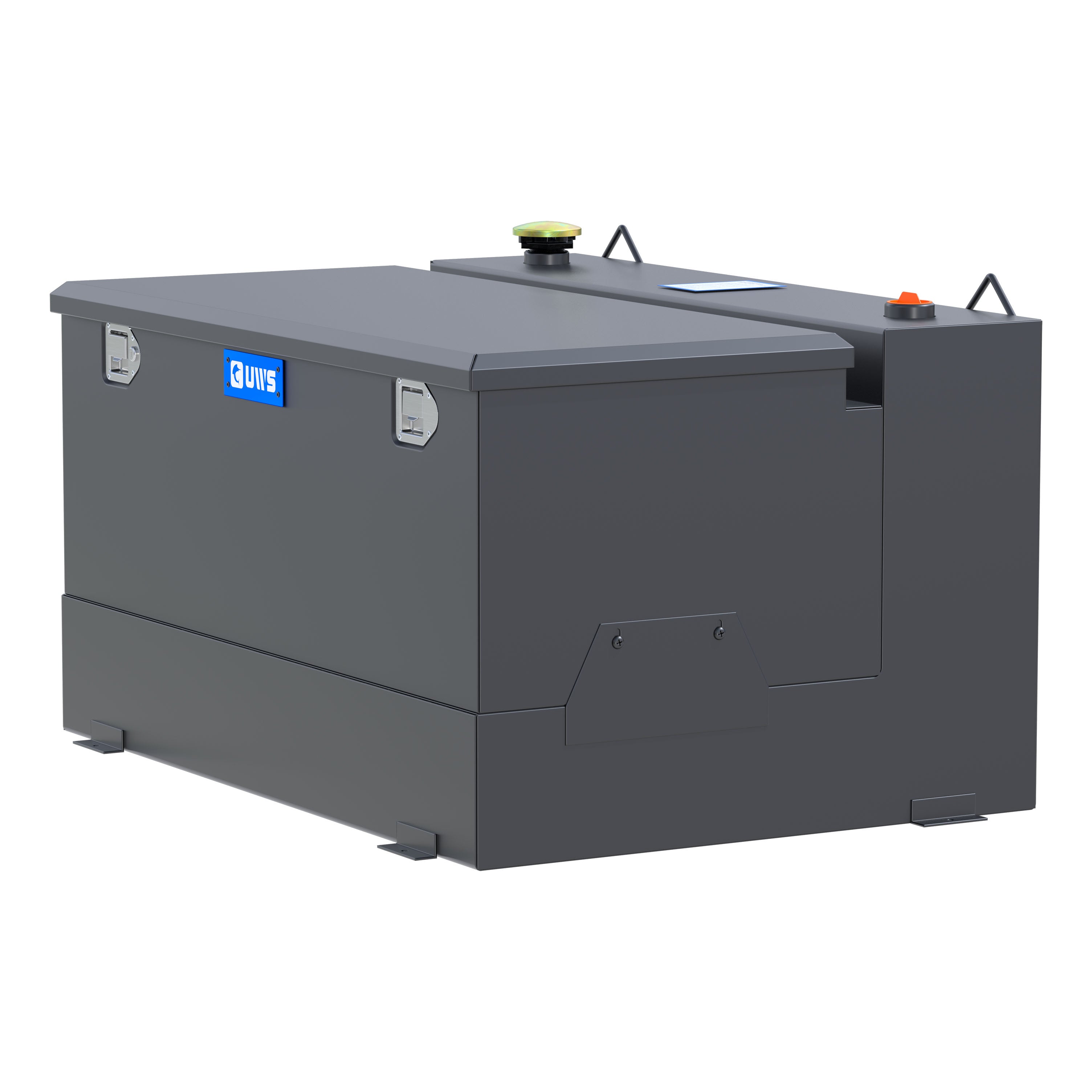 UWS ST-85-COMBO-MB Matte Black 85-Gallon Steel-Aluminum Combo Transfer Tank