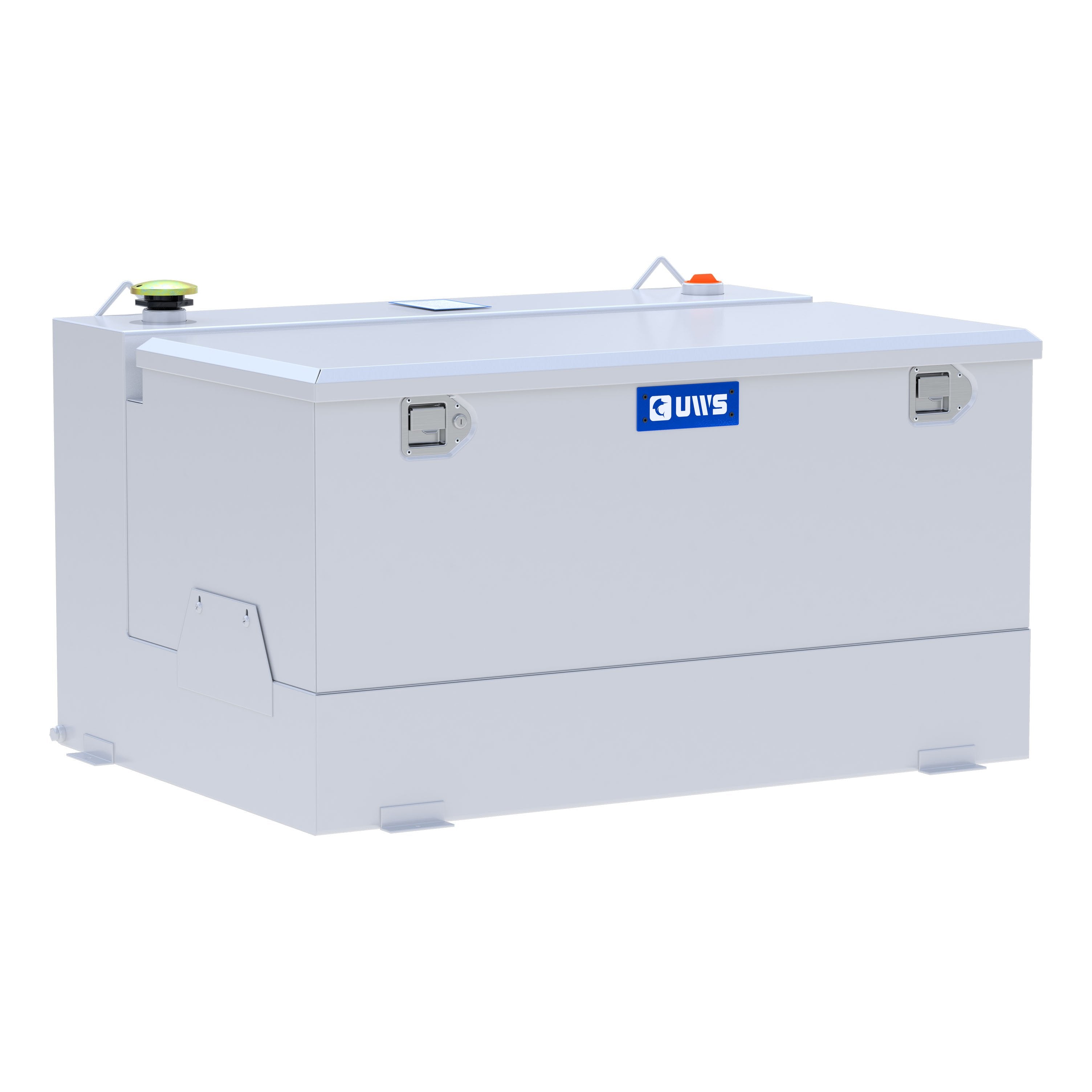 UWS ST-85-COMBO-W White 85-Gallon Steel-Aluminum Combo Transfer Tank