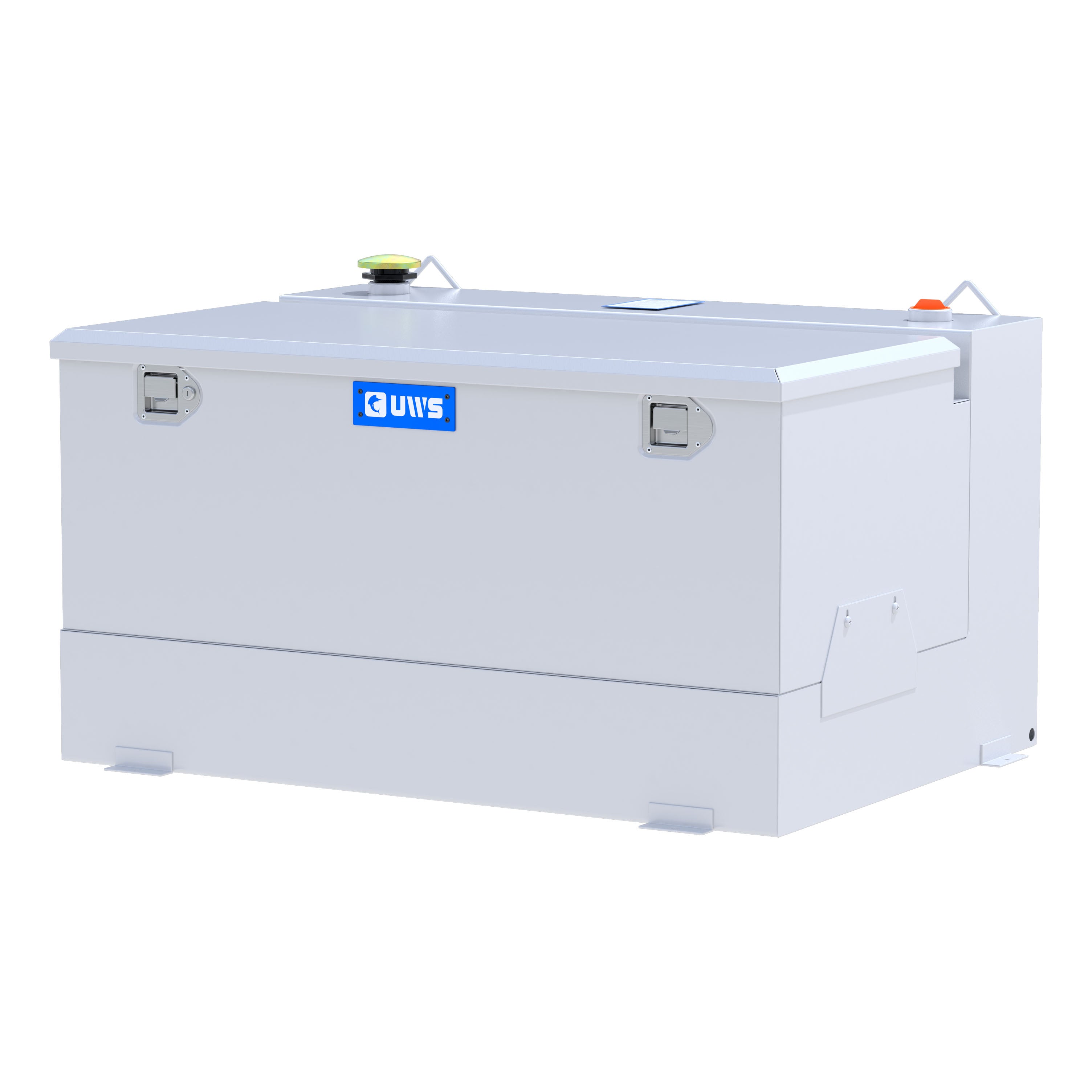 UWS ST-85-COMBO-W White 85-Gallon Steel-Aluminum Combo Transfer Tank