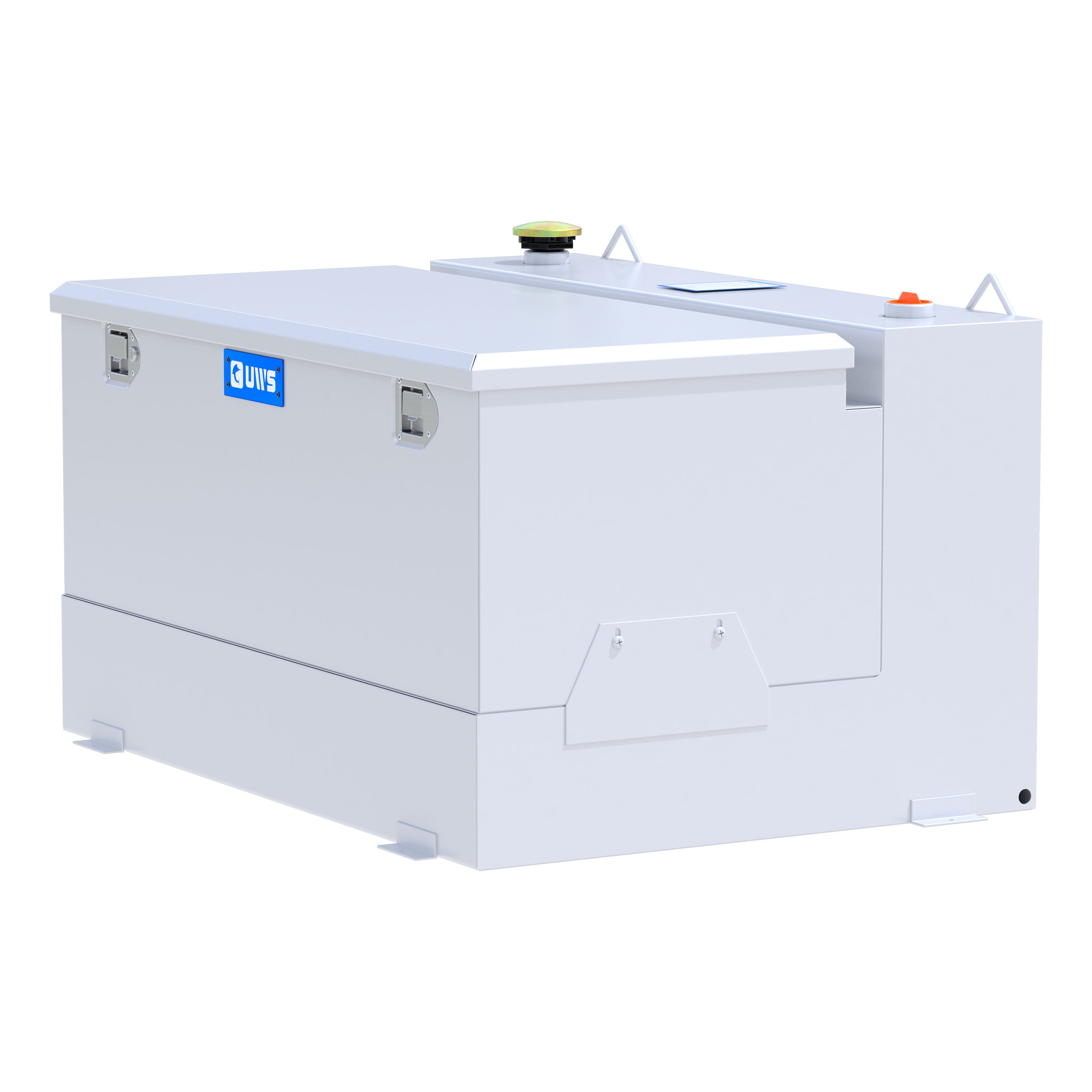 UWS ST-85-COMBO-W White 85-Gallon Steel-Aluminum Combo Transfer Tank