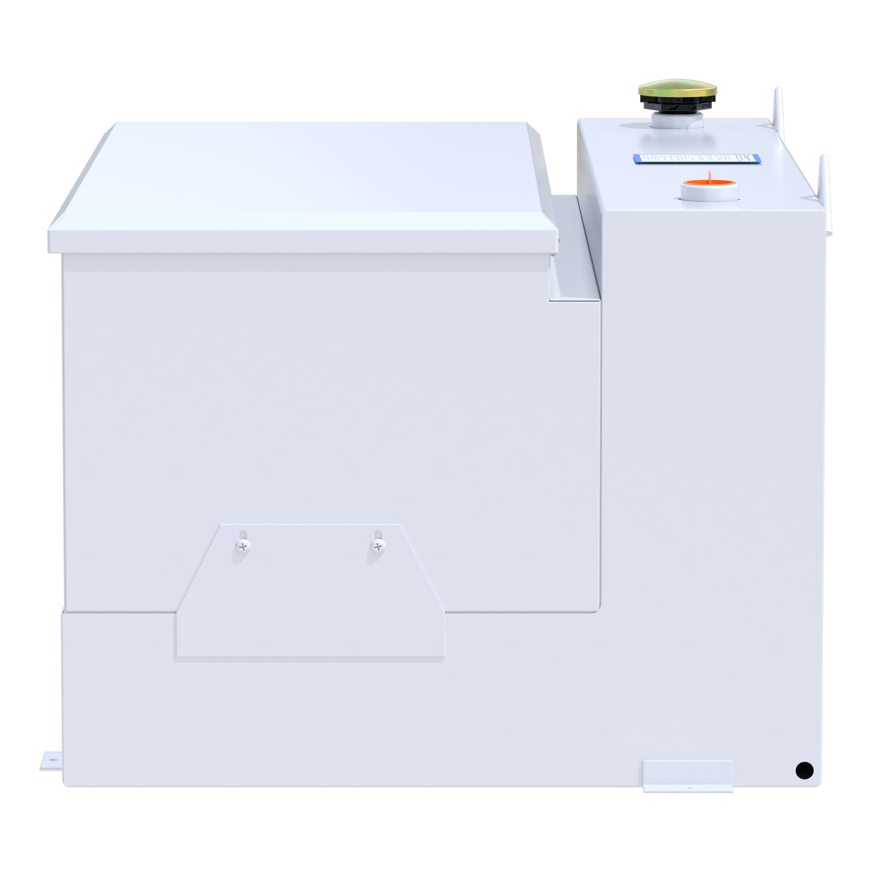 UWS ST-85-COMBO-W White 85-Gallon Steel-Aluminum Combo Transfer Tank