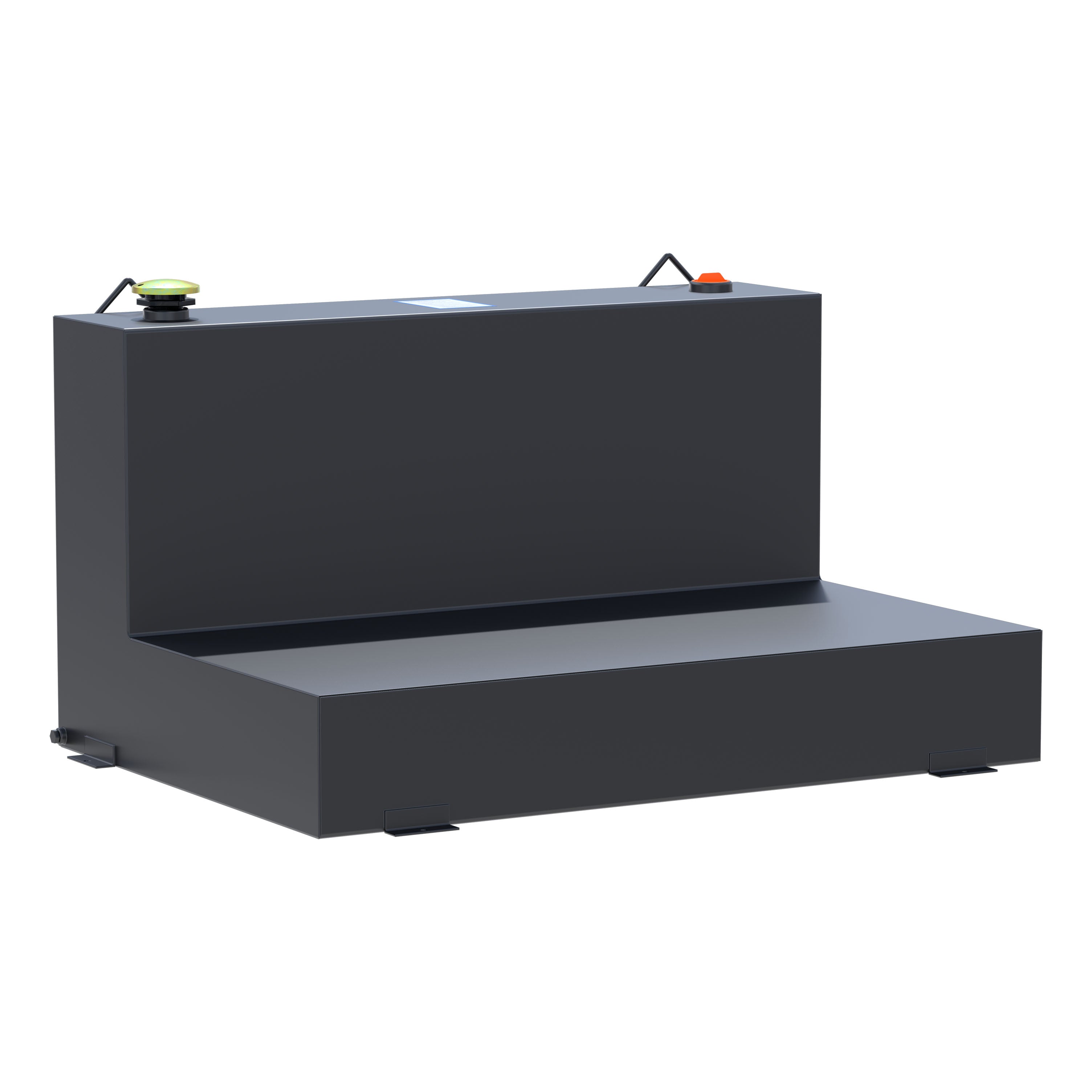 UWS ST-85-L-MB Matte Black 85-Gallon L-Shape Steel Transfer Tank