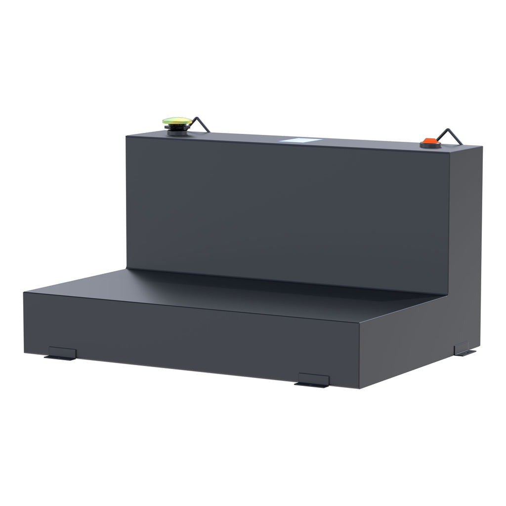 UWS ST-85-L-MB Matte Black 85-Gallon L-Shape Steel Transfer Tank