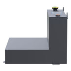 UWS ST-85-L-MB Matte Black 85-Gallon L-Shape Steel Transfer Tank