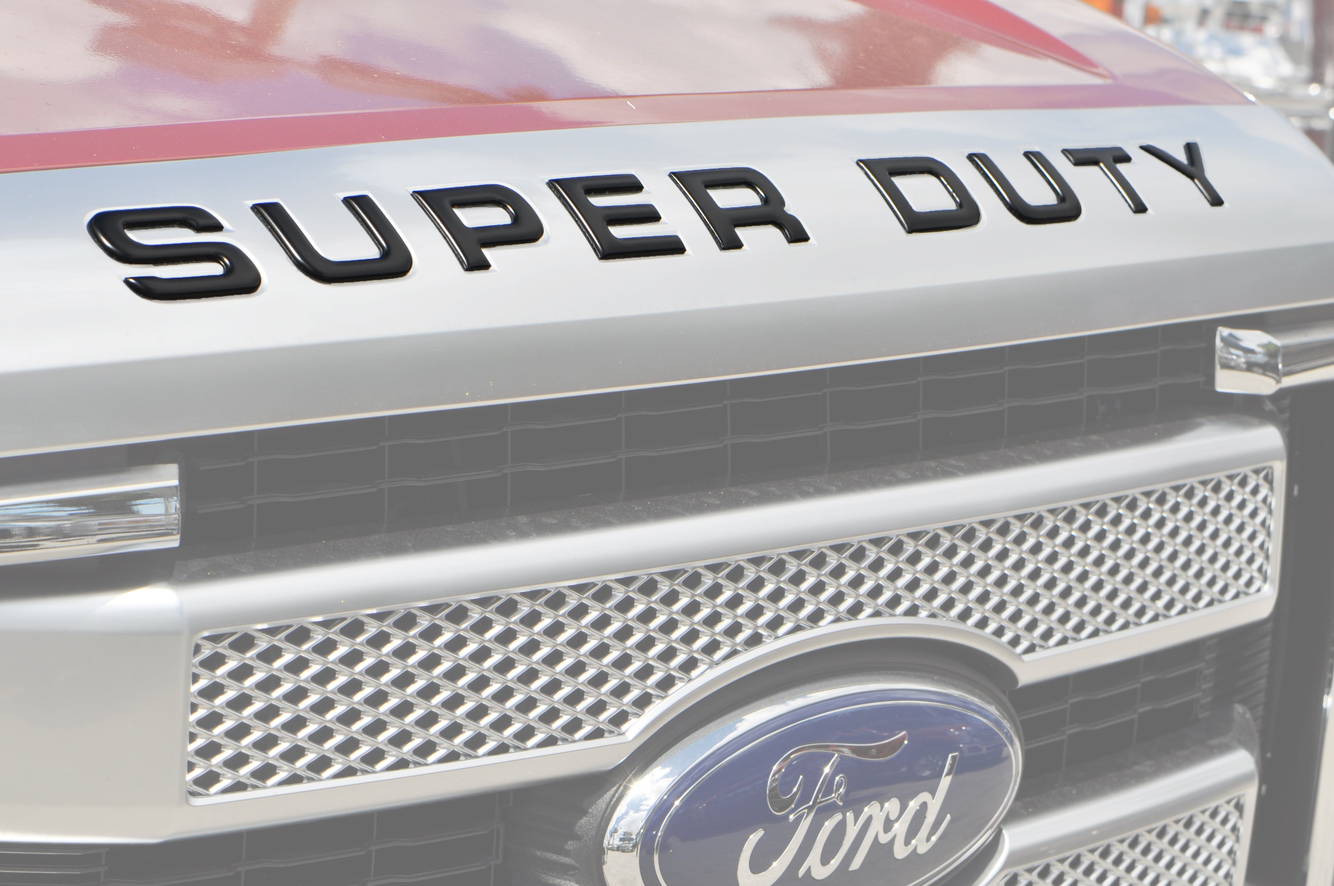 Hood Letter Inserts Fits 2008-2016 Ford Super Duty