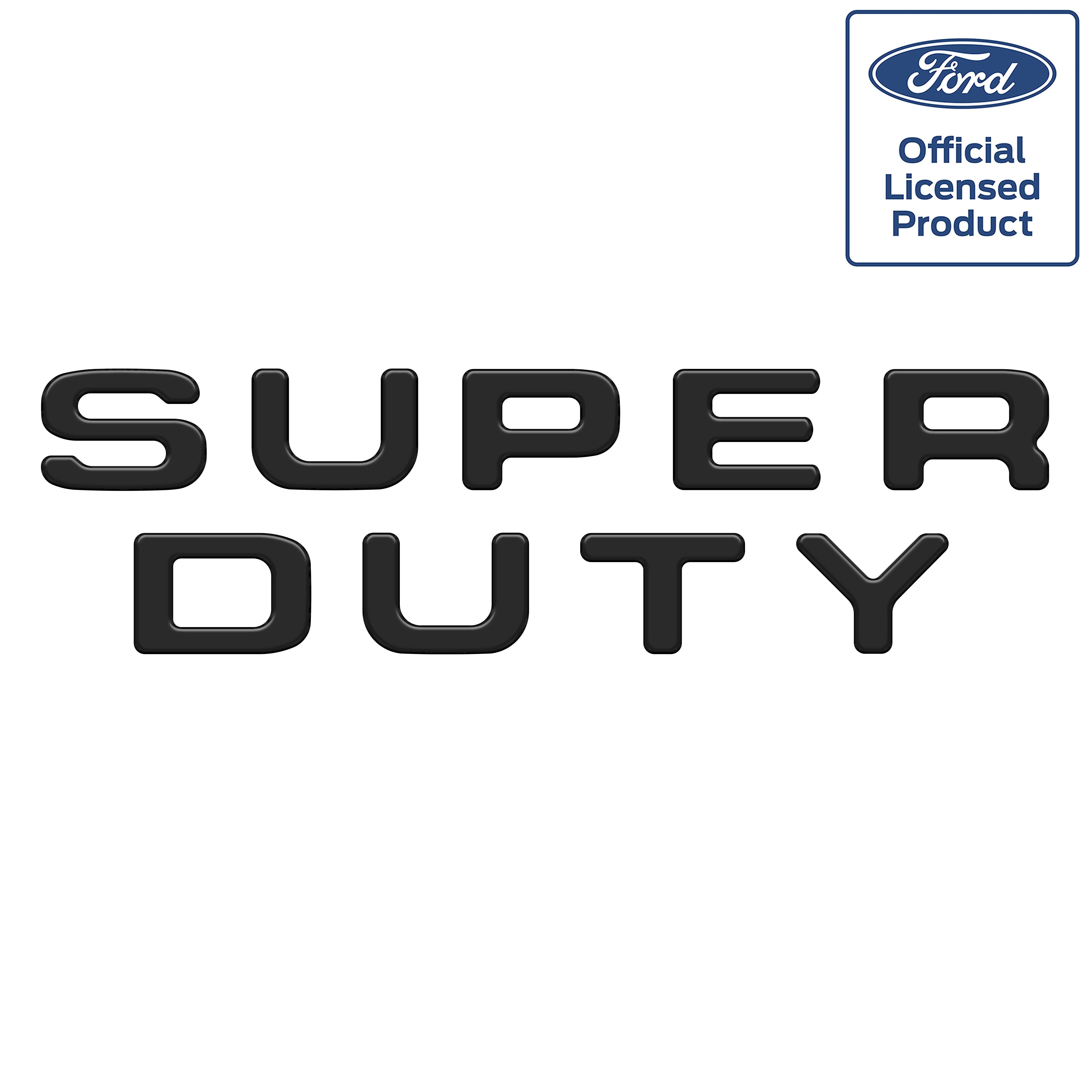 Tailgate Letter Inserts Fits 2008-2016 Ford Super Duty