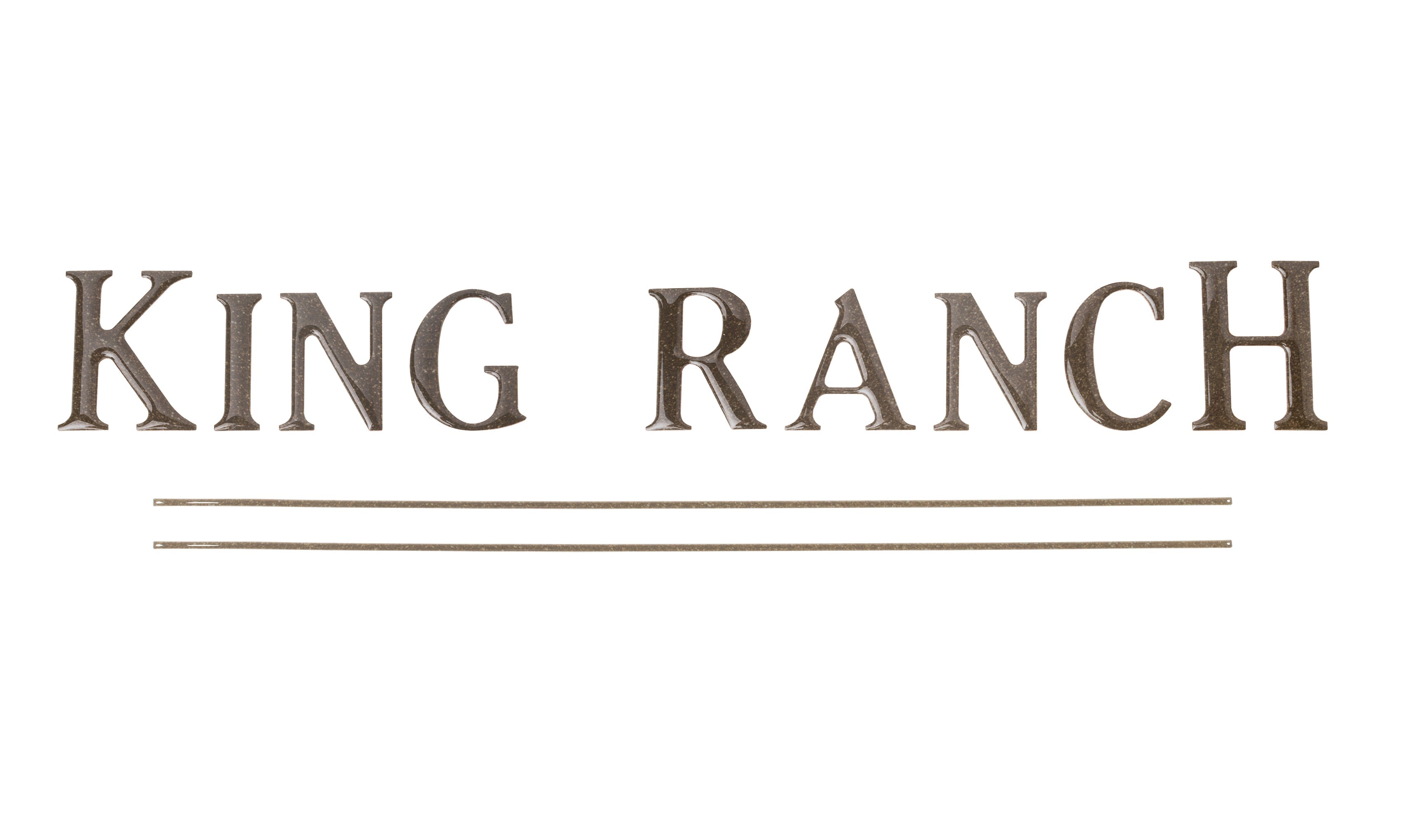 Tailgate Letter Inserts Fits 2017-2019 Ford Super Duty King Ranch