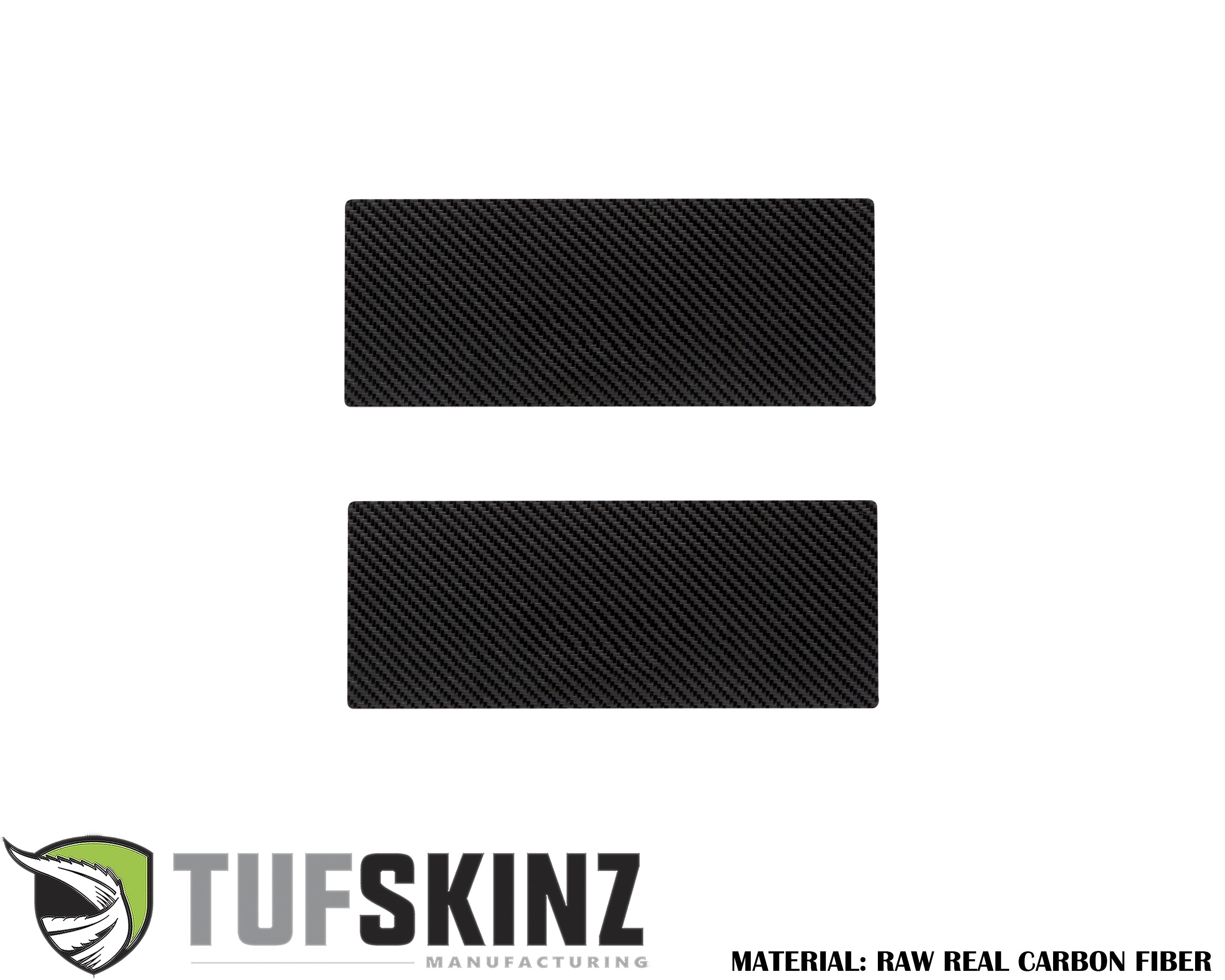 Door Sill Protection Overlays (Real Carbon Fiber) Fits 2017-2020 Ford Super Duty