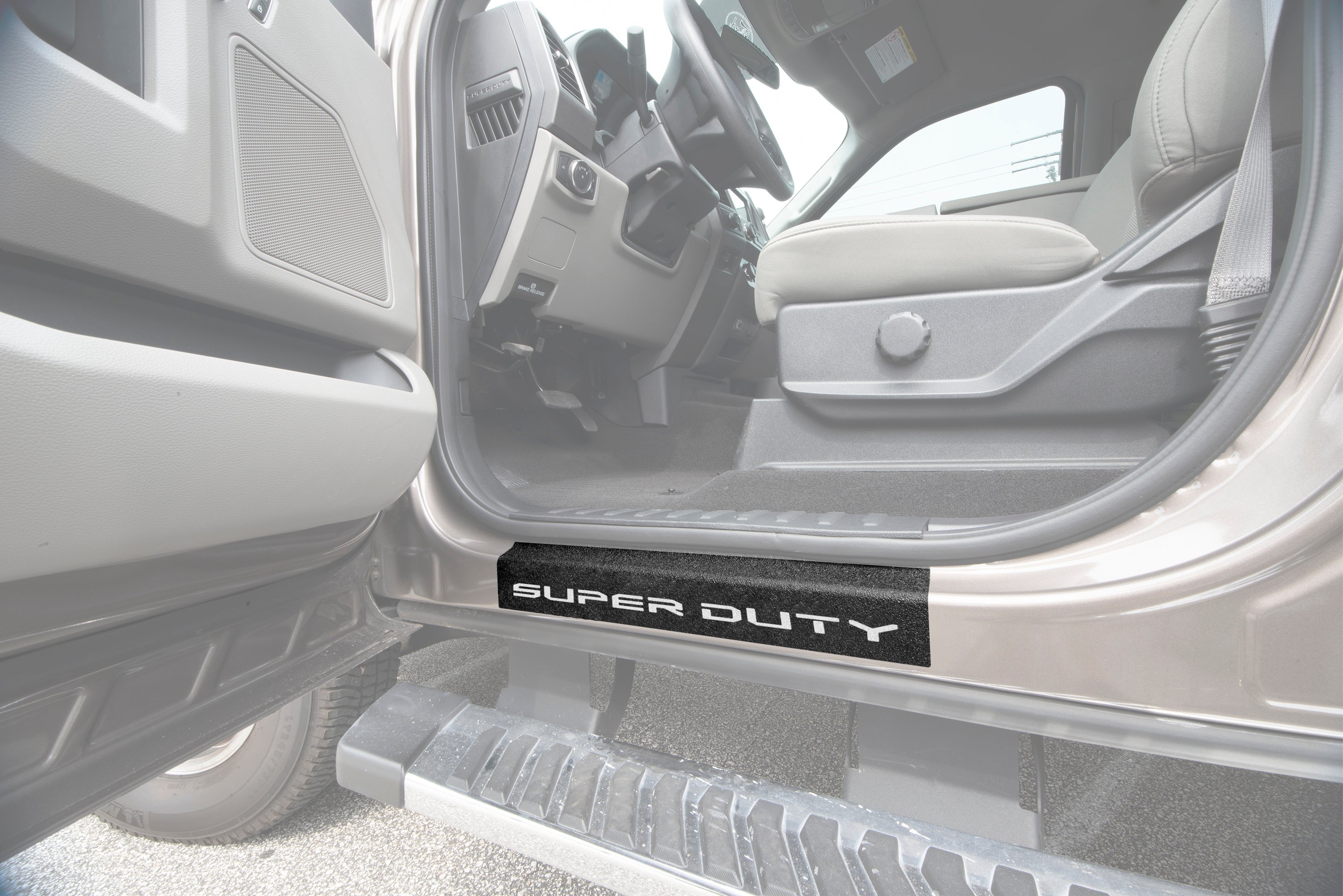 Door Sill Protection Overlays Fits 2017-2022 Ford Super Duty