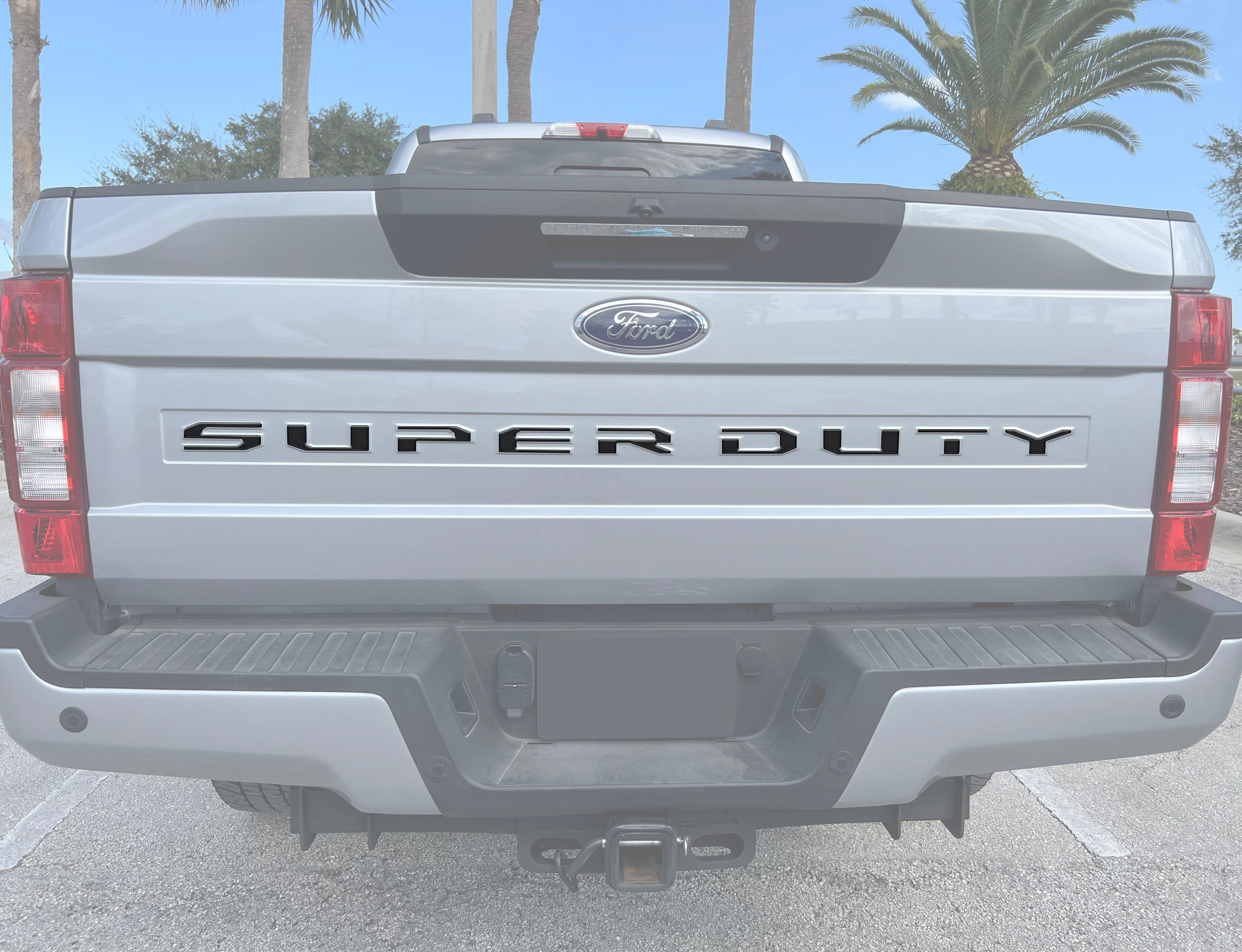 Tailgate Letter Overlays Fits 2020-2022 Ford Super Duty