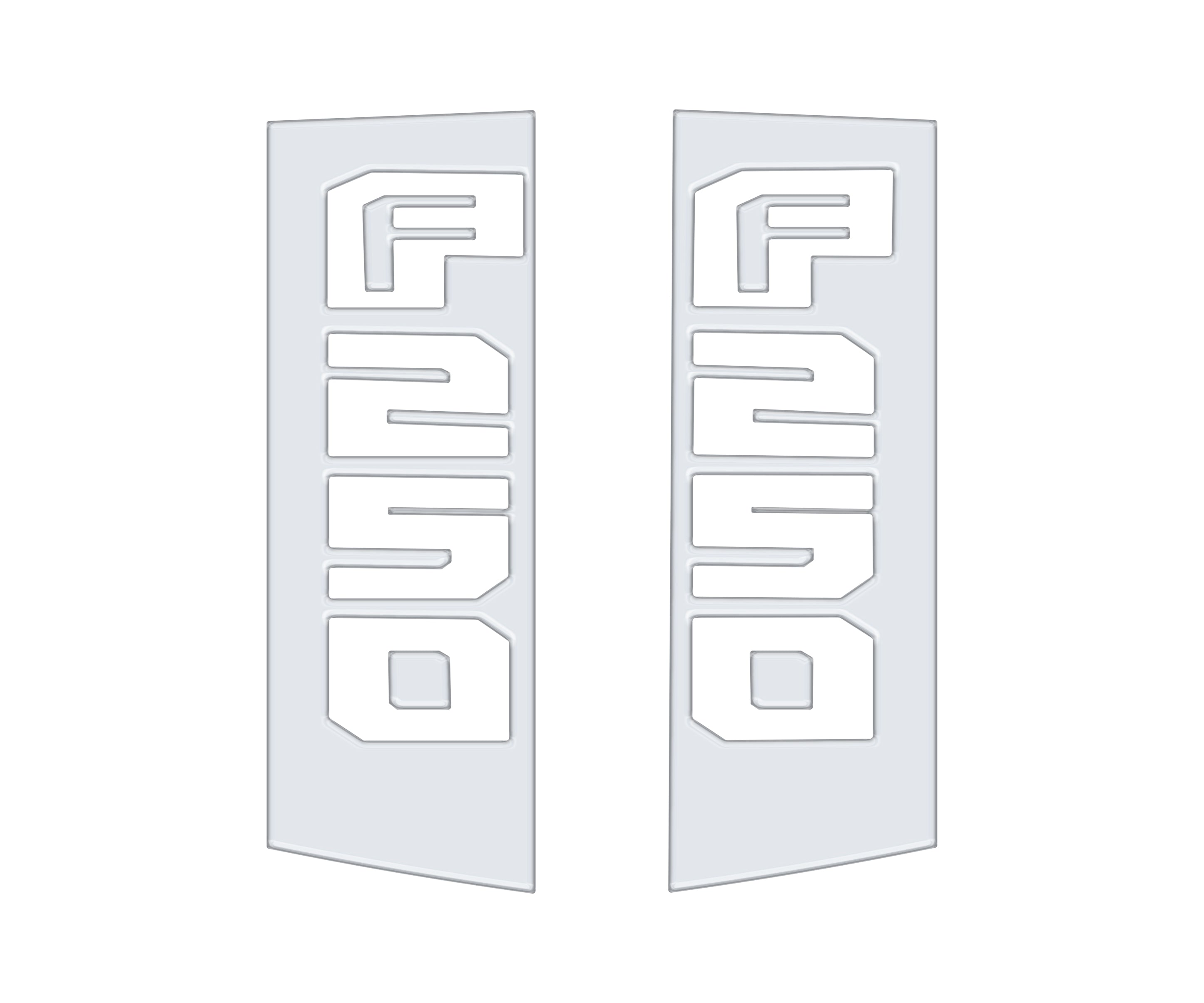 Side Emblem Accent Trim Fits 2017-2022 Ford Super Duty