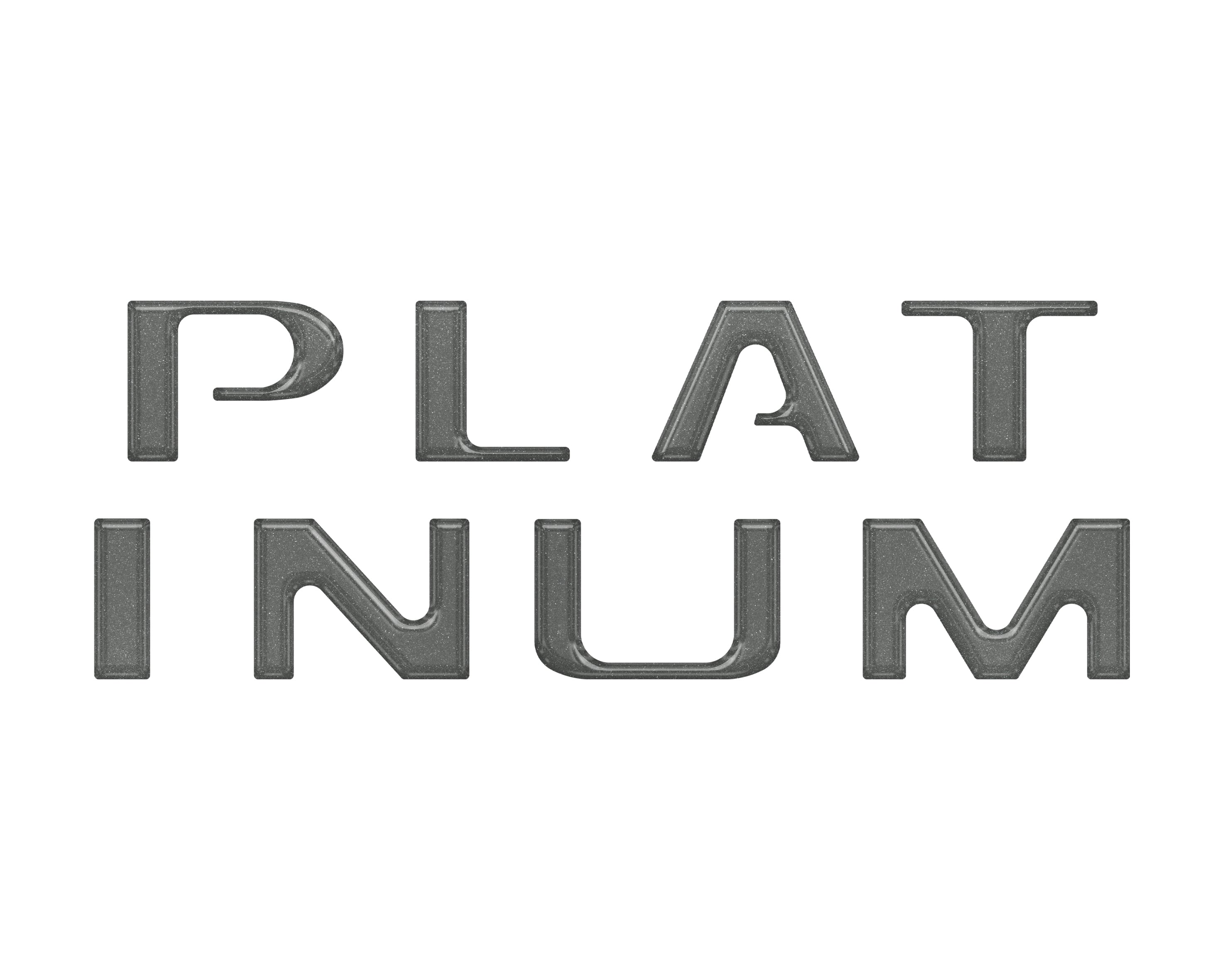 Platinum Tailgate Letter Overlays Fits 2020-2022 Ford Super Duty
