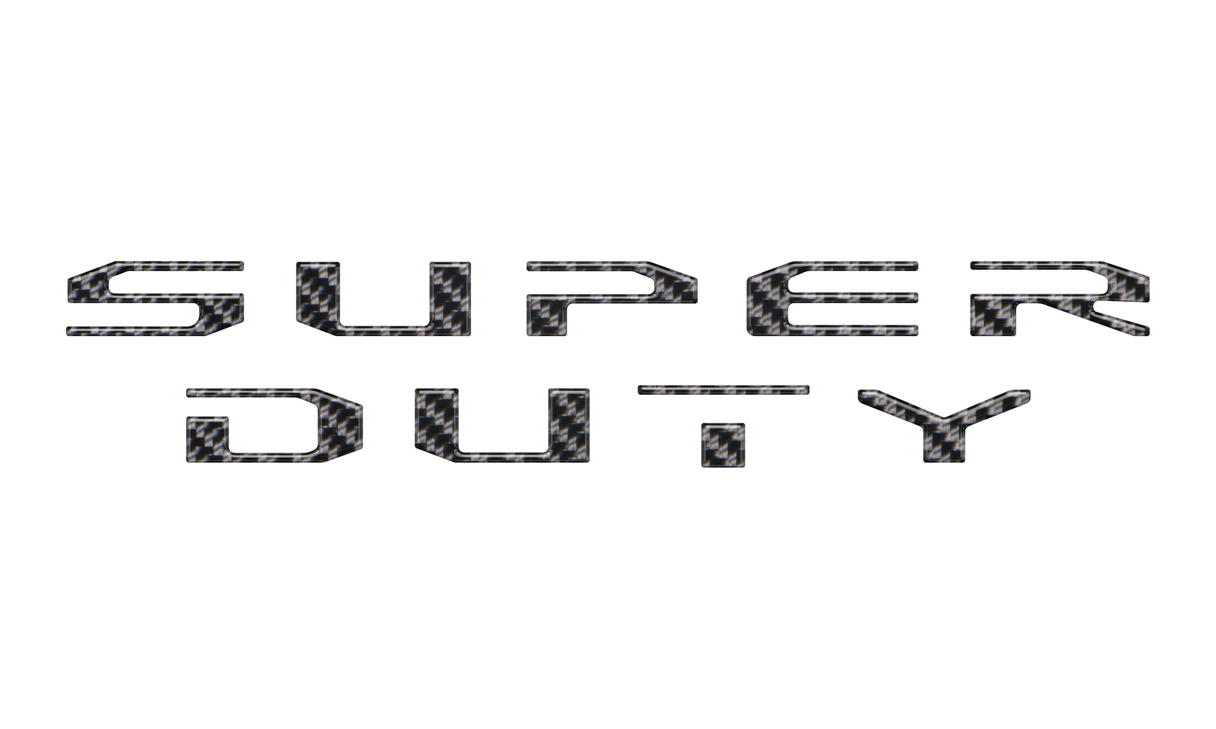 Glovebox Letters Fits 2023-2026 Ford Super Duty