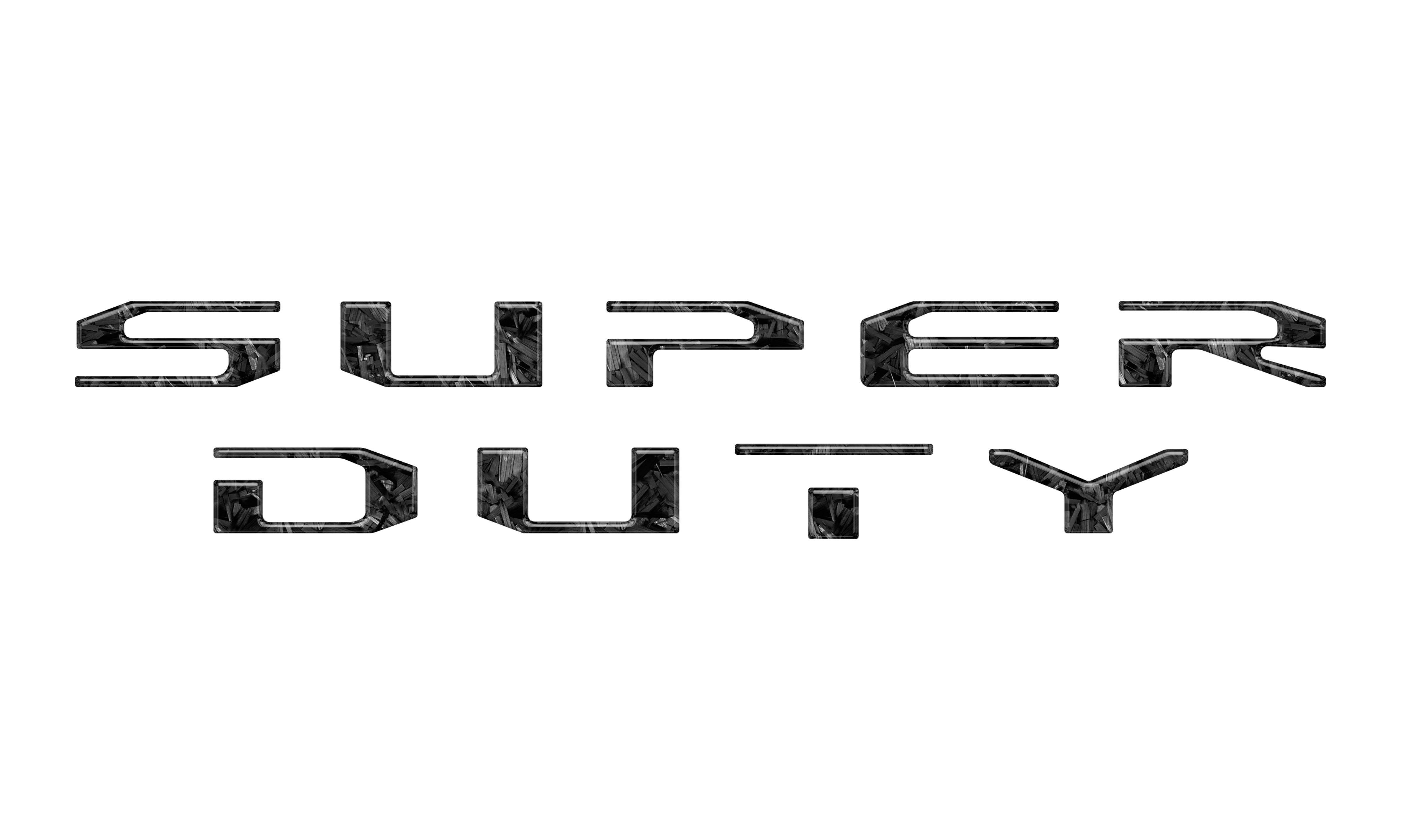 Glovebox Letters Fits 2023-2026 Ford Super Duty