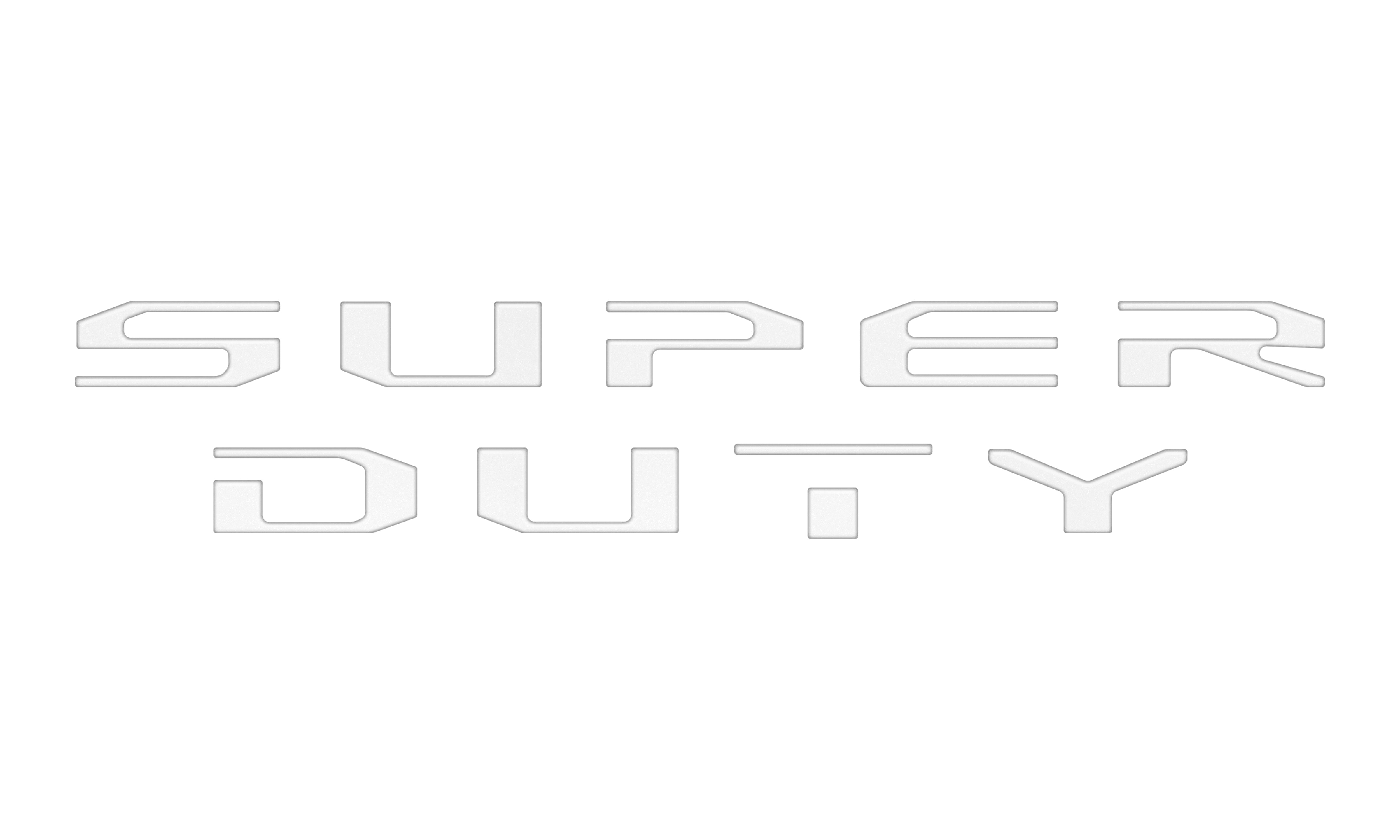 Glovebox Letters Fits 2023-2026 Ford Super Duty