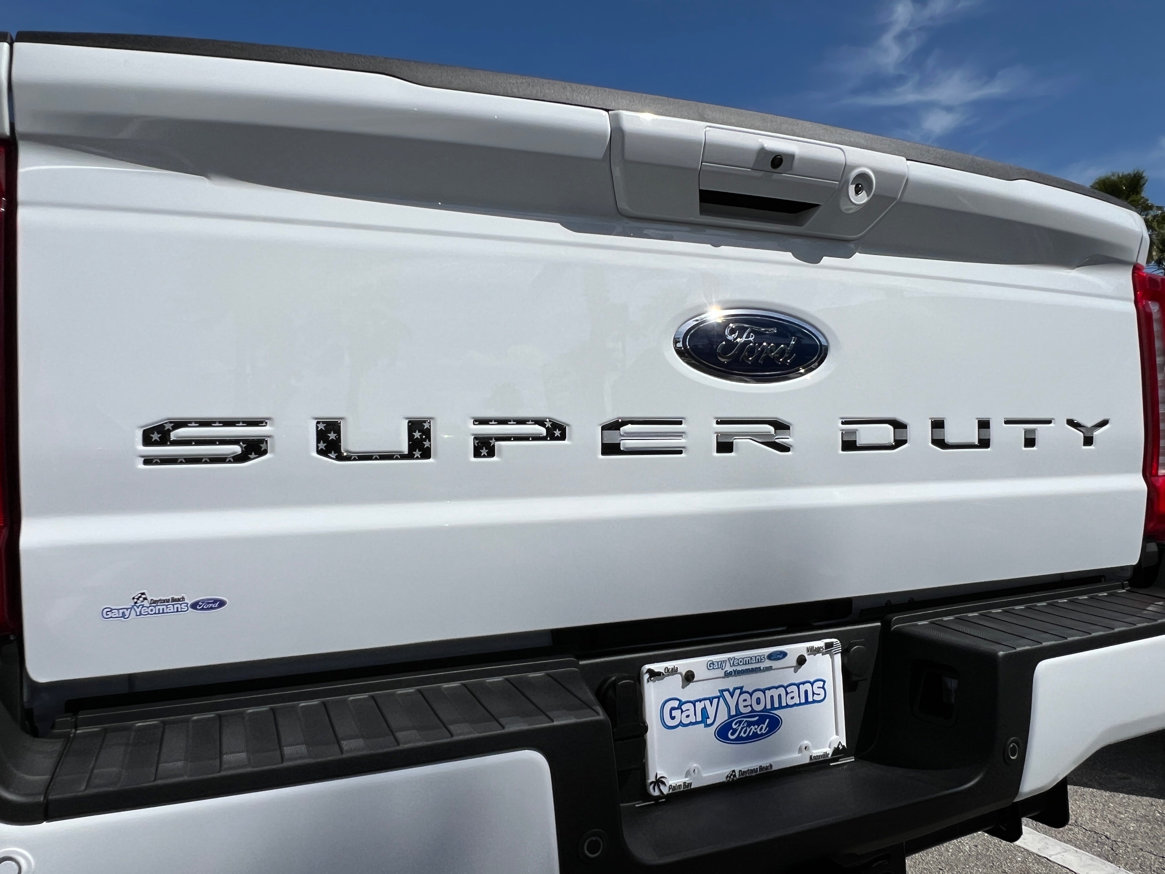 Tailgate Letter Inserts Fits 2023-2026 Ford Super Duty XL/XLT/STX/Tremor/Lariat