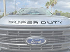 Hood Letter Inserts Fits 2023-2026 Ford Super Duty