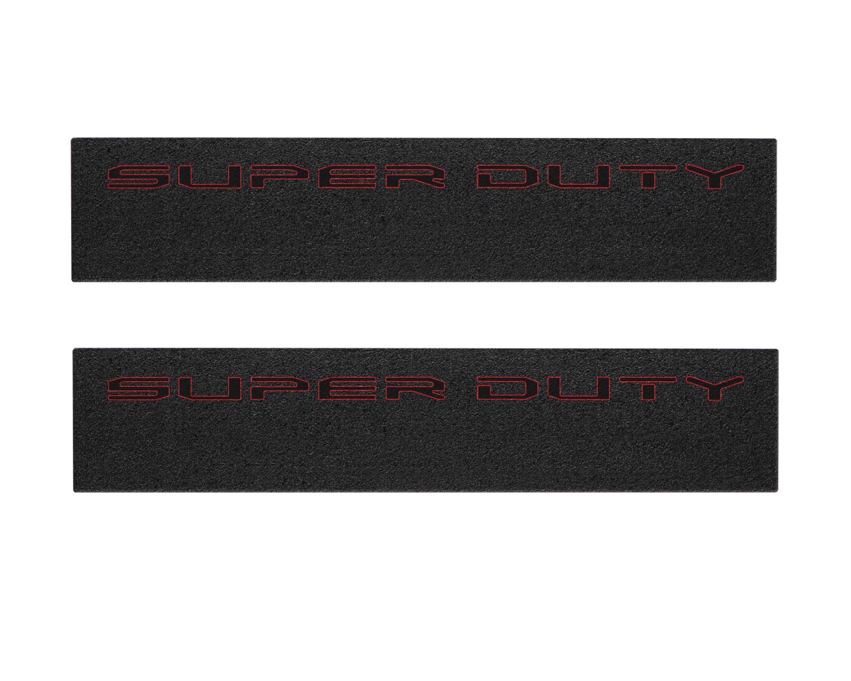 Door Sill Protection Overlays (Textured) Fits 2023-2026 Ford Super Duty
