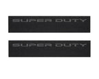 Door Sill Protection Overlays (Textured) Fits 2023-2026 Ford Super Duty