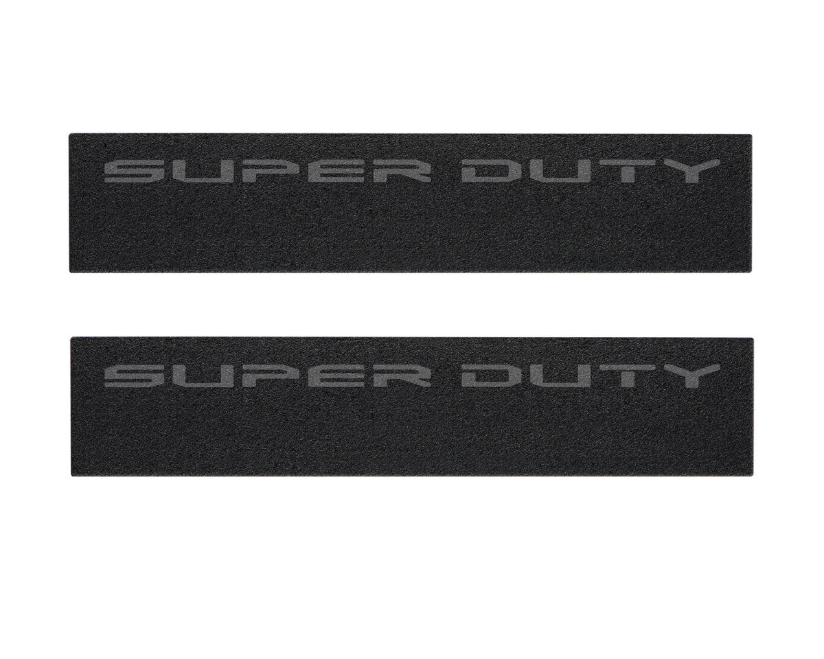 Door Sill Protection Overlays (Textured) Fits 2023-2026 Ford Super Duty
