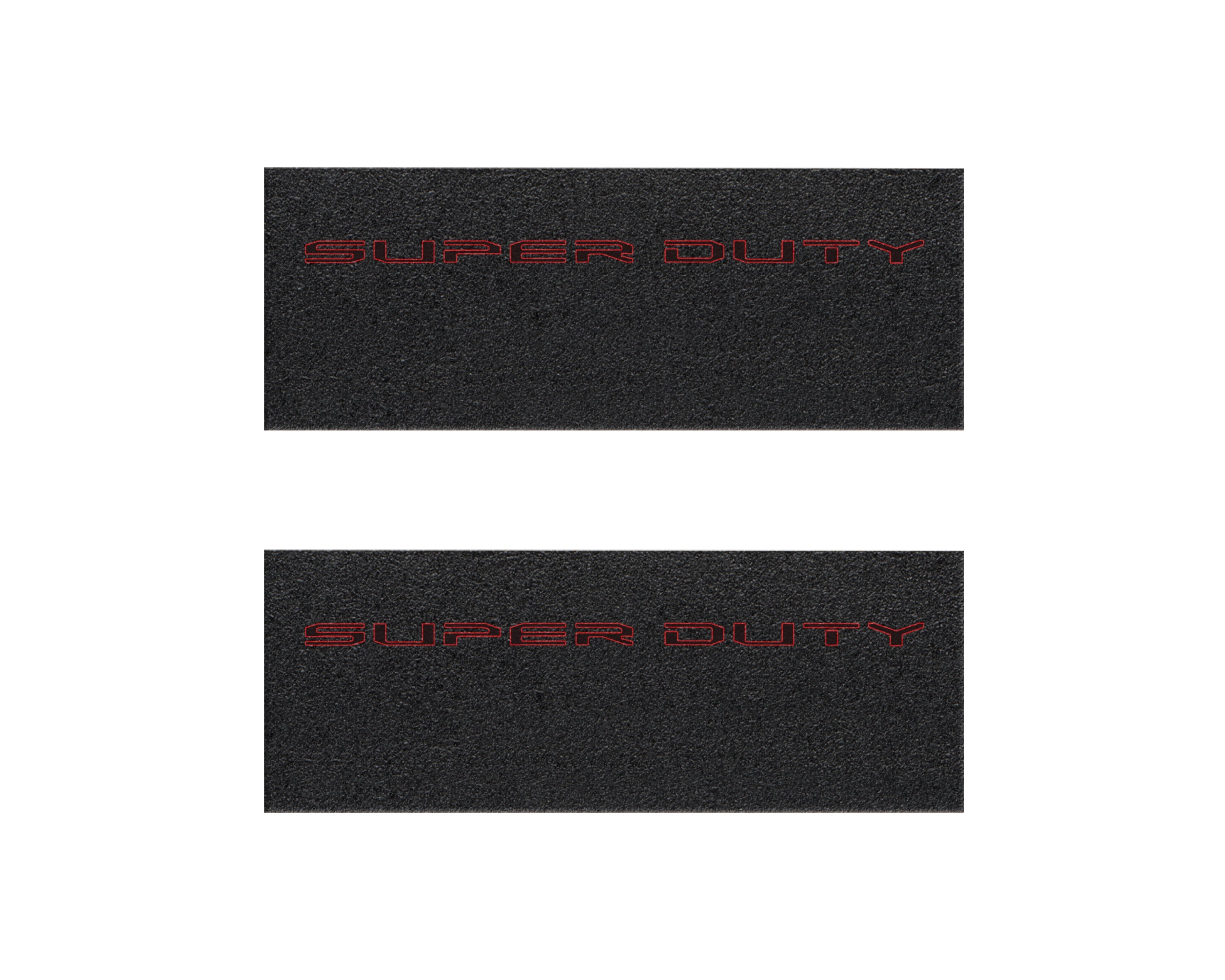 Door Sill Protection Overlays (Textured) Fits 2023-2026 Ford Super Duty