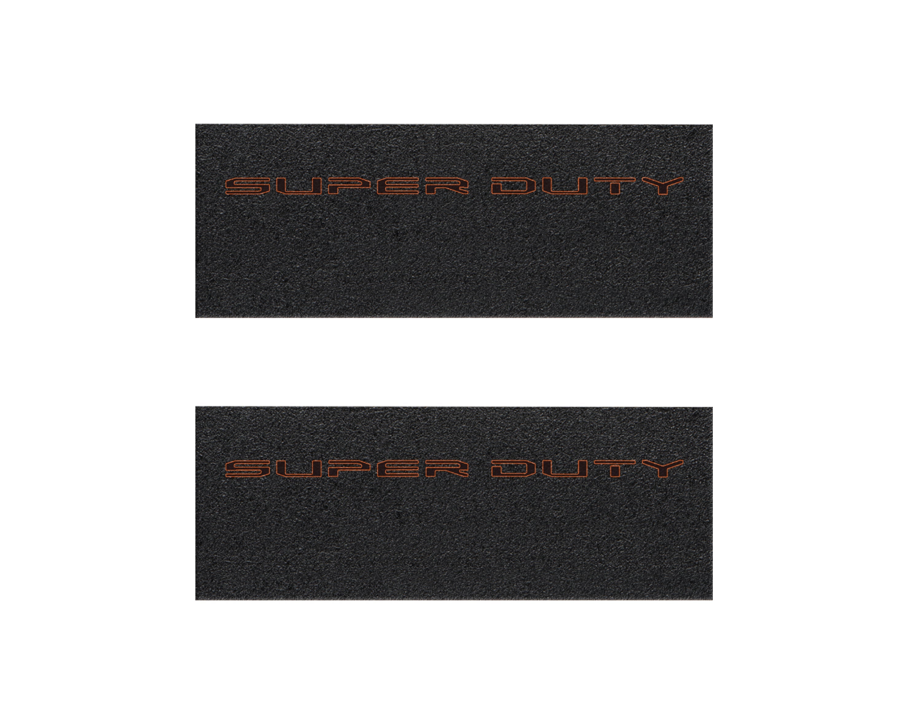 Door Sill Protection Overlays (Textured) Fits 2023-2026 Ford Super Duty