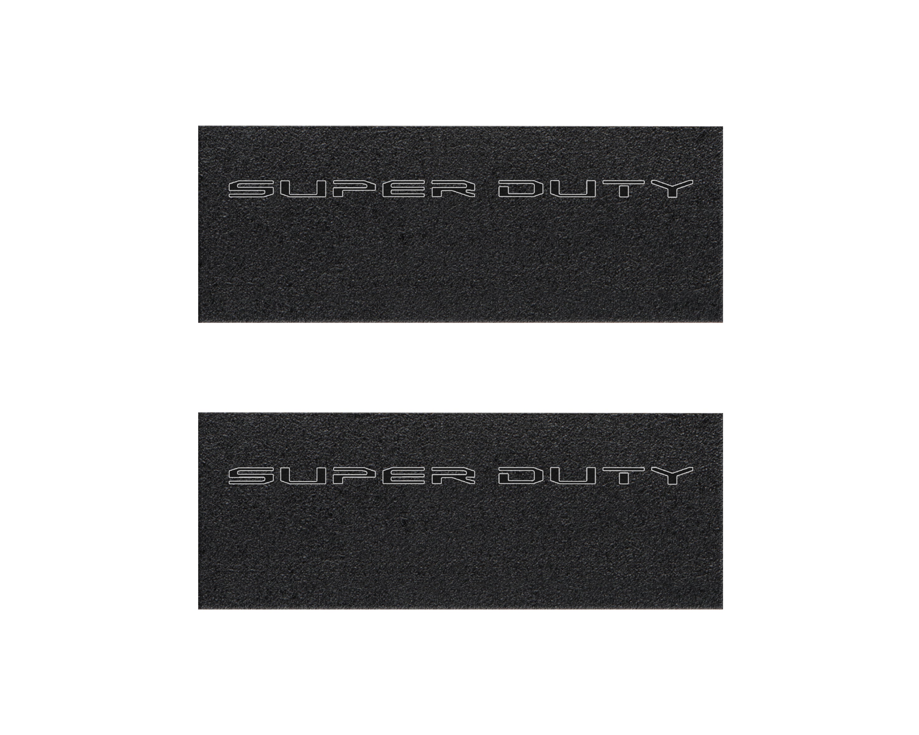Door Sill Protection Overlays (Textured) Fits 2023-2026 Ford Super Duty