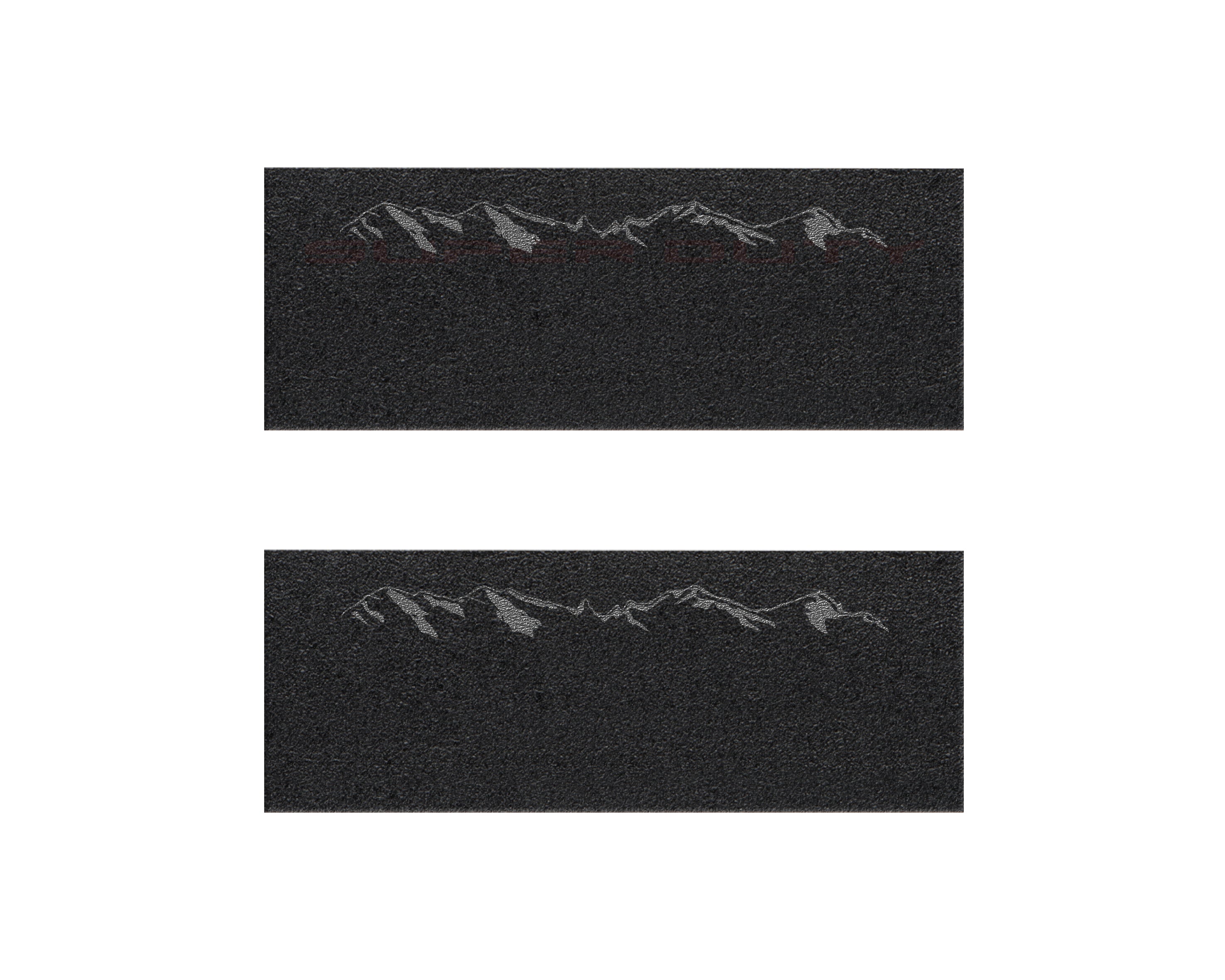 Door Sill Protection Overlays (Textured) Fits 2023-2026 Ford Super Duty