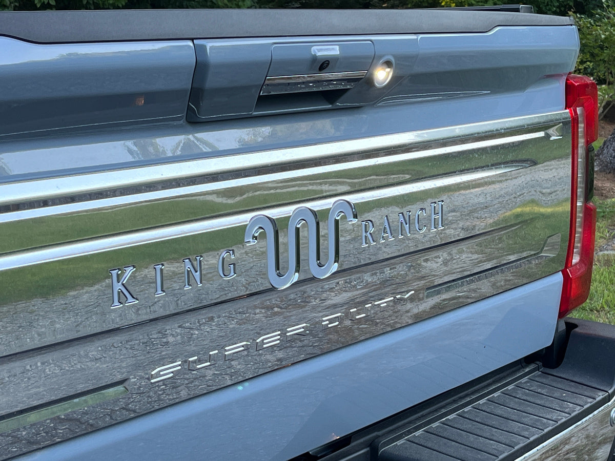 Tailgate Letter Inserts Fits 2023-2026 Ford Super Duty King Ranch