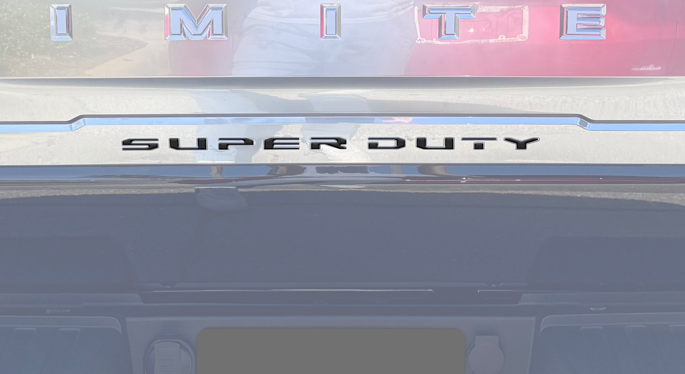 Tailgate Applique Letter Overlays Fits 2023-2026 Ford King Ranch/Platinum/Limited Super Duty