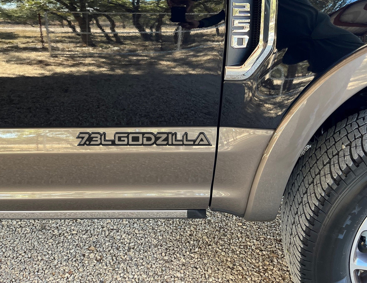 7.3L Godzilla Badge Fits 2020-2026 Ford Super Duty