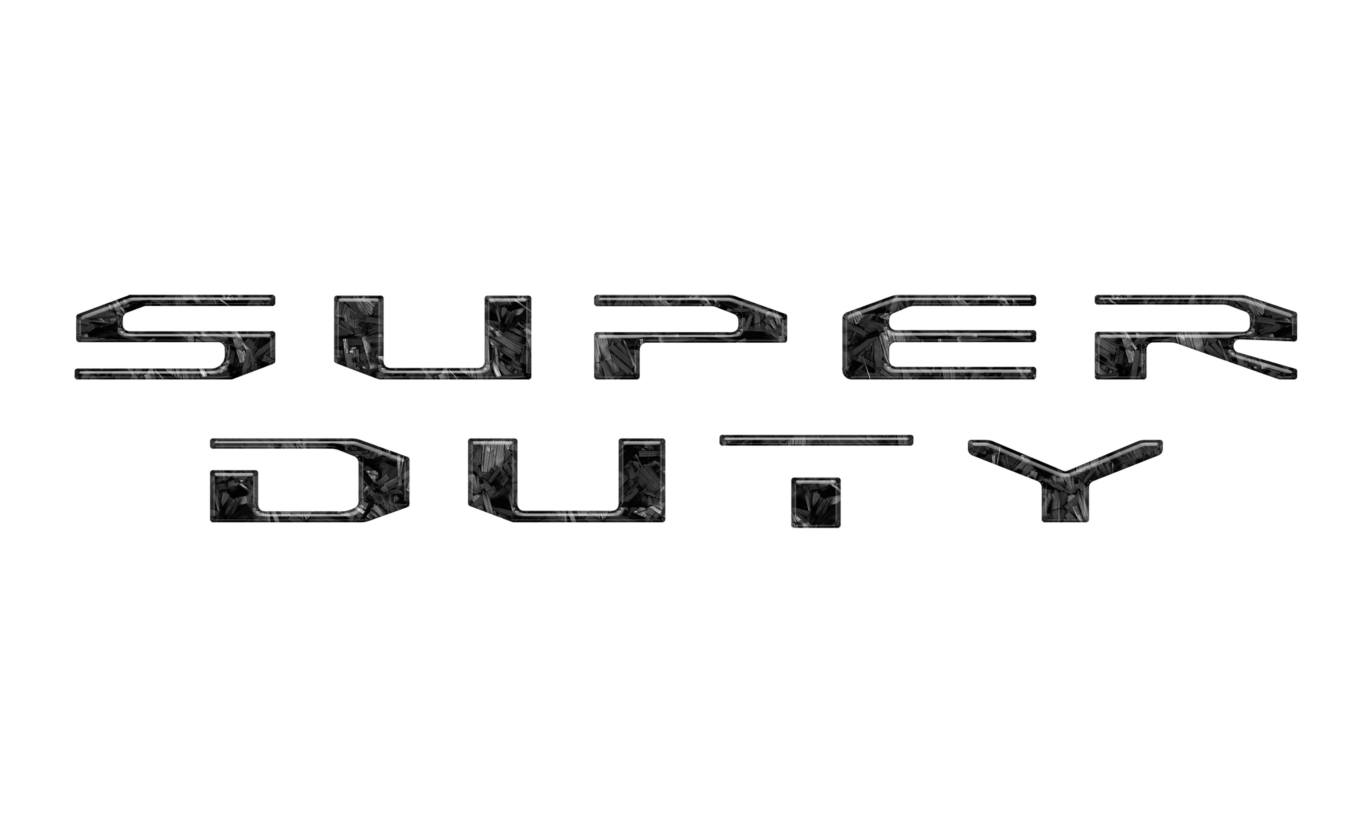 Glovebox Letters Fits 2023-2026 Ford Super Duty