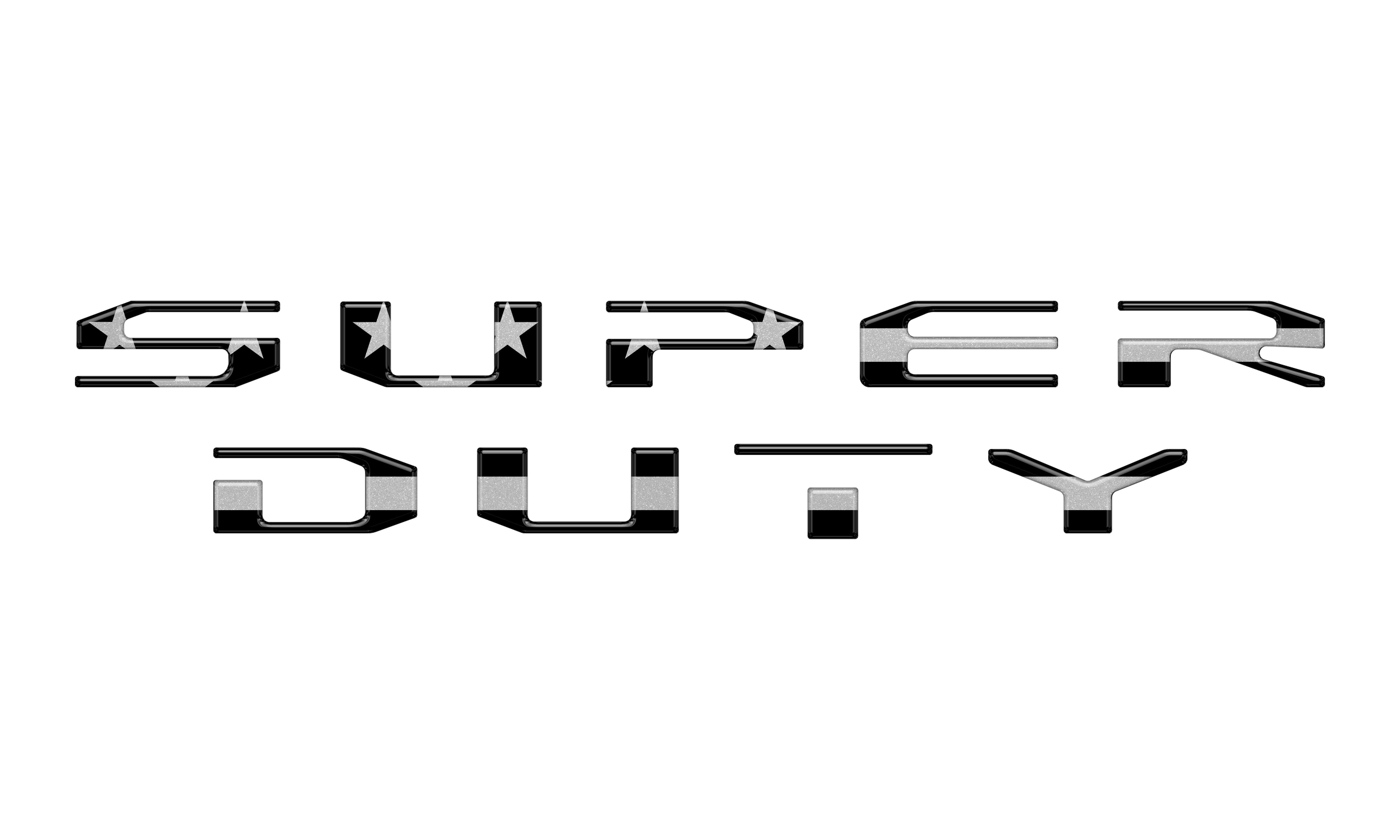 Glovebox Letters Fits 2023-2026 Ford Super Duty