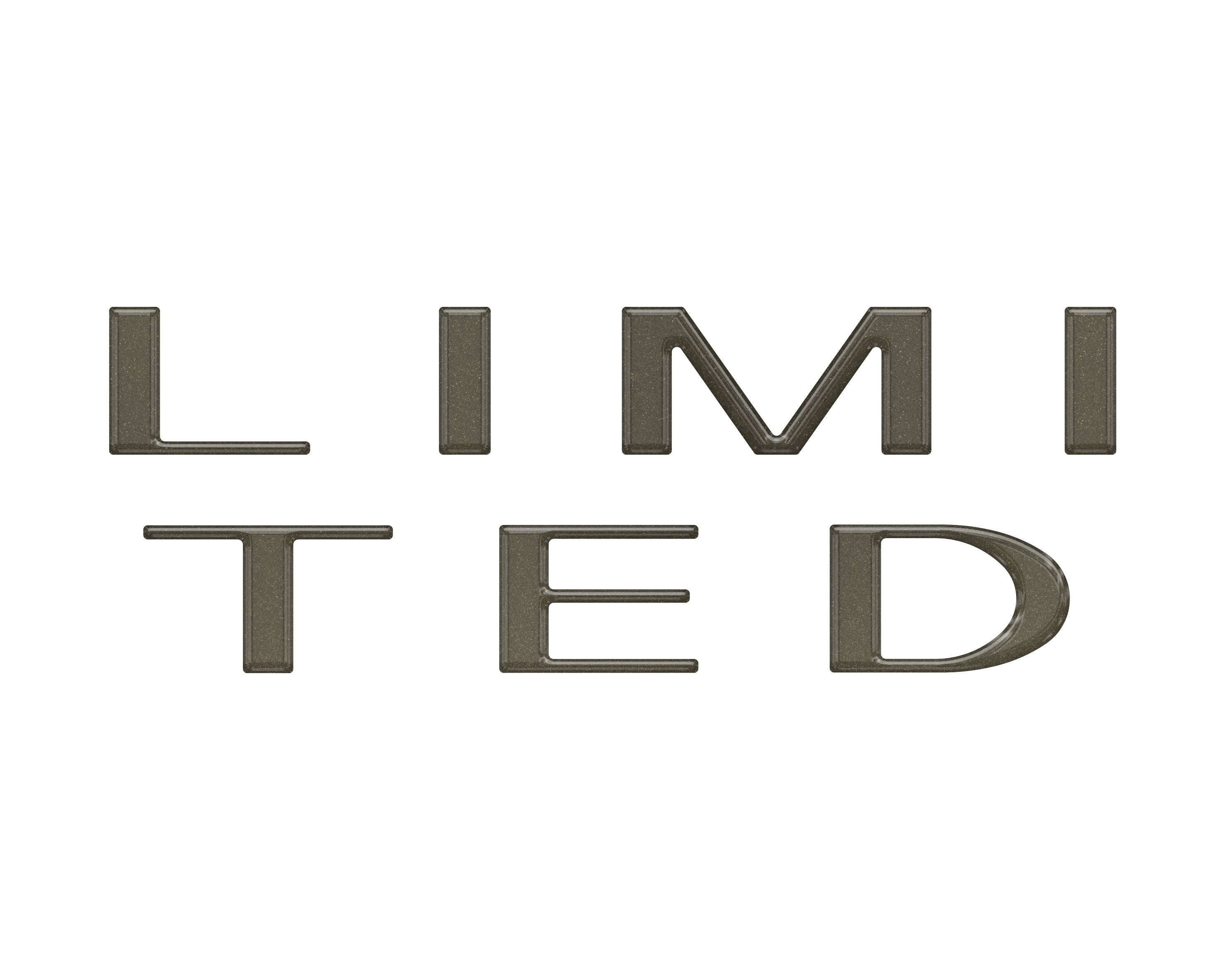 Limited Tailgate Letter Overlays Fits 2023-2026 Ford Super Duty Limited