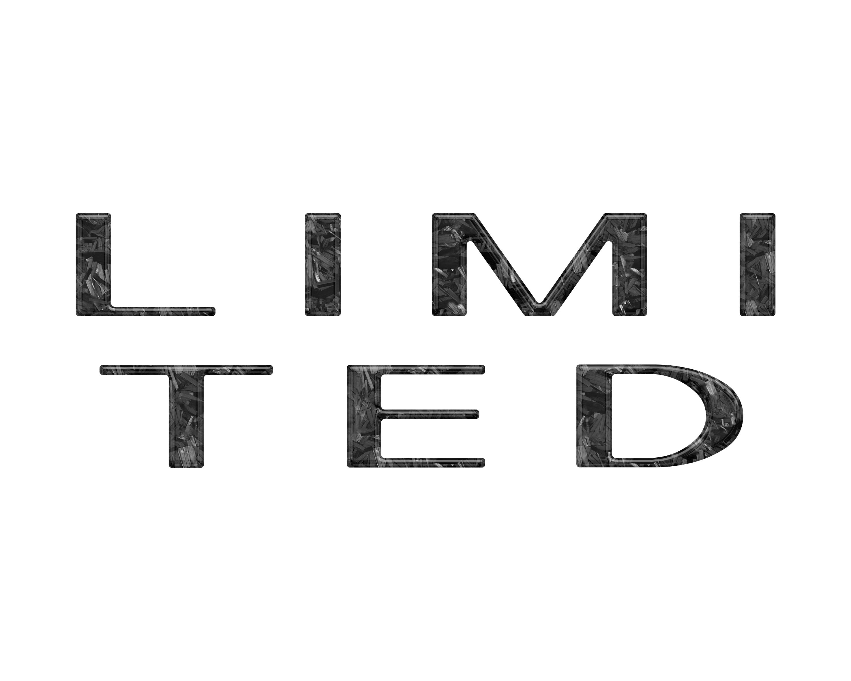 Limited Tailgate Letter Overlays Fits 2023-2026 Ford Super Duty Limited