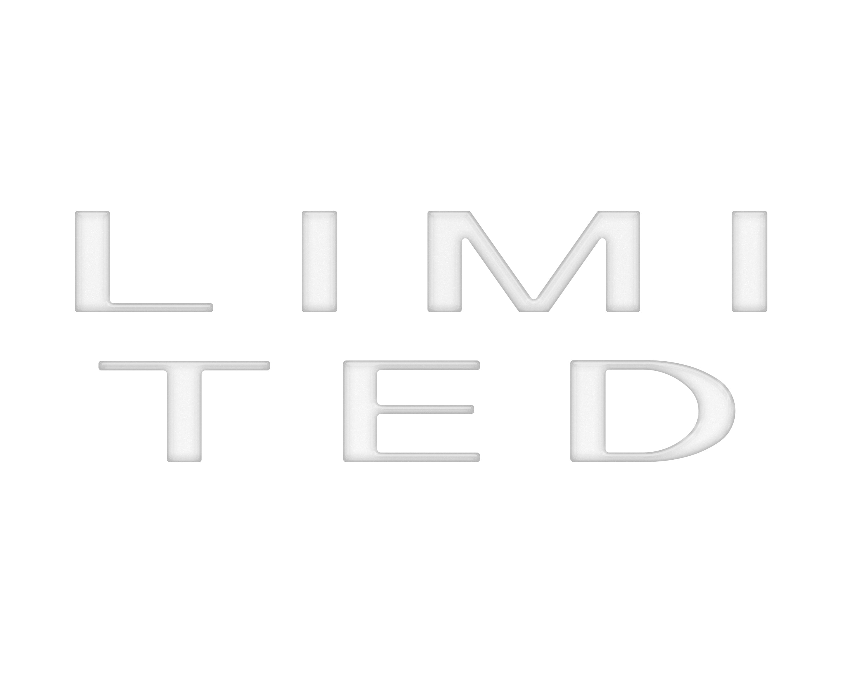 Limited Tailgate Letter Overlays Fits 2023-2026 Ford Super Duty Limited