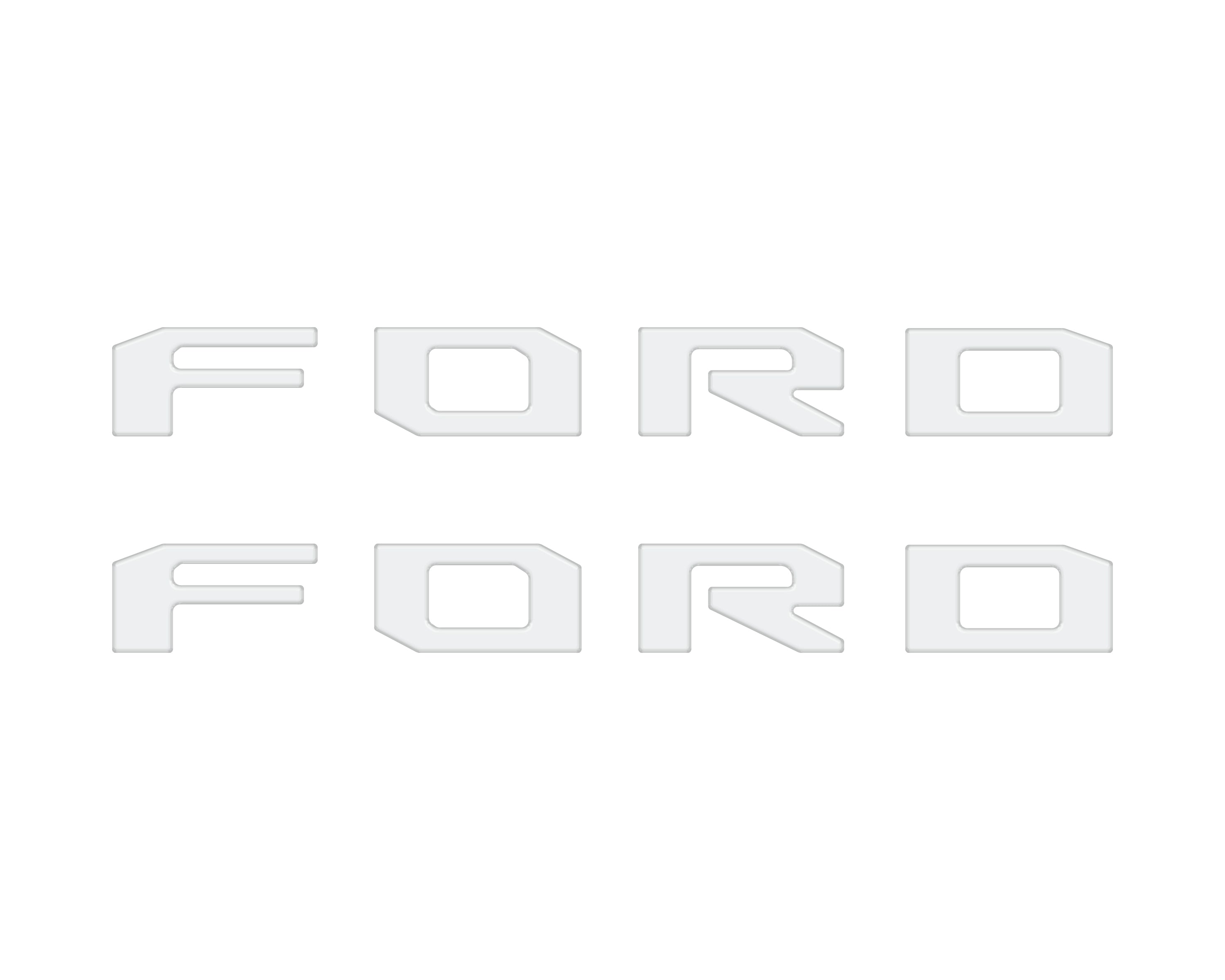 Running Board Letters Fits 2023-2026 Ford Super Duty & F-150 Crew Cab