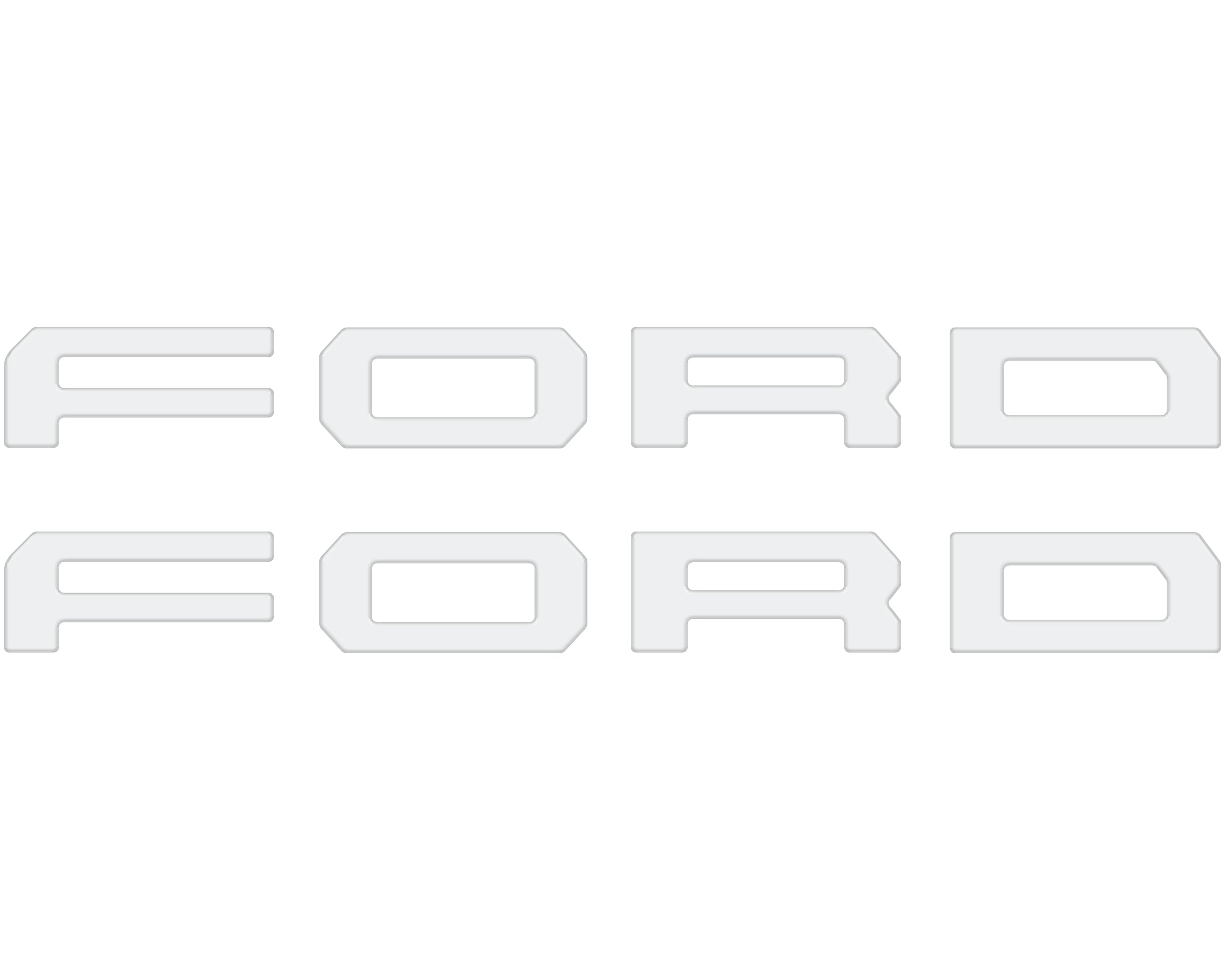 Running Board Letters Fits 2023-2026 Ford Super Duty & F-150 Crew Cab