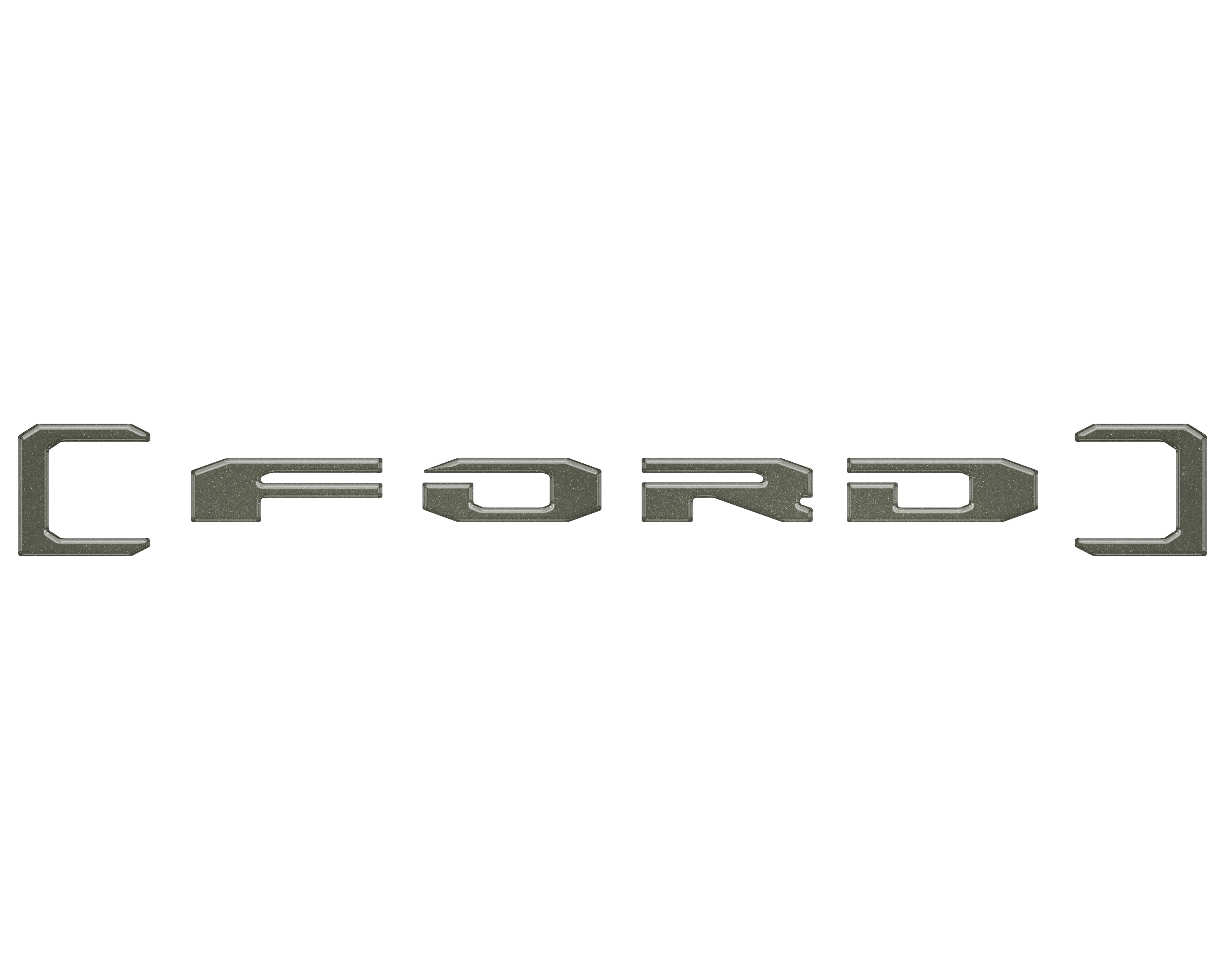 Upper Glove Box Letter Overlays Fits 2023-2026 Ford Super Duty